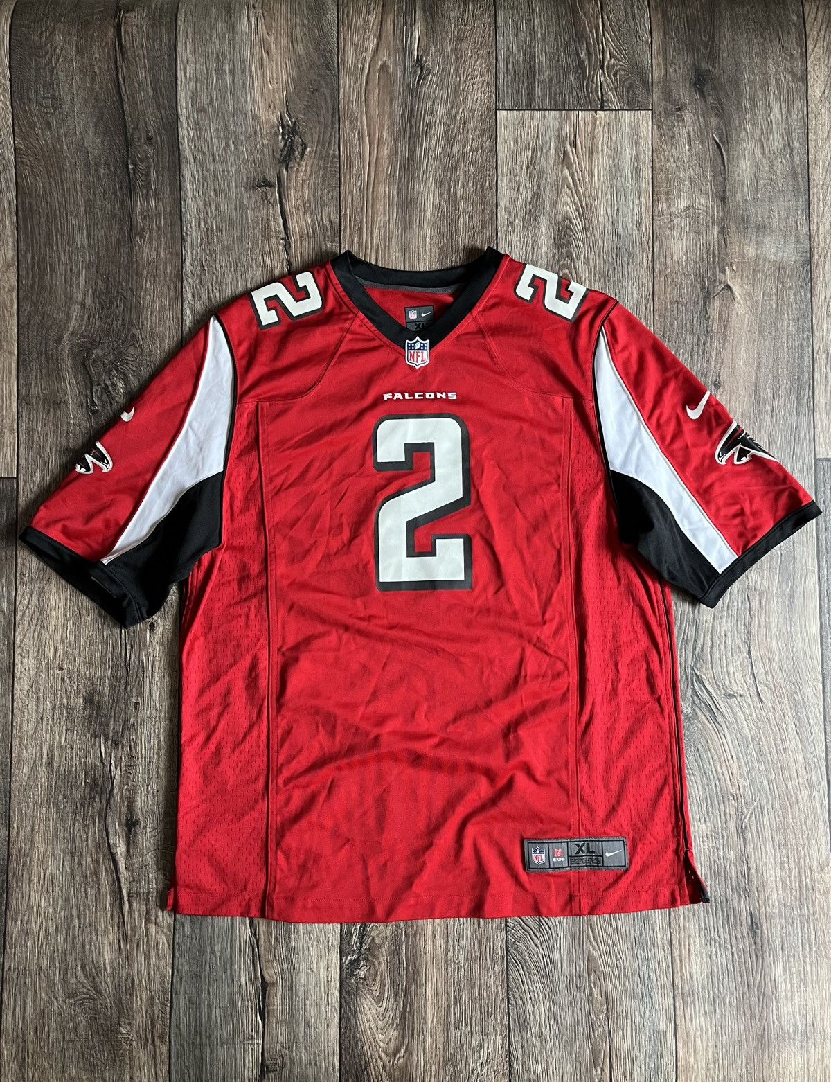 NFL Vintage Nike Atlanta Falcons #2 Matt Ryan 2012 NFL Jersey Size US XL / EU 56 / 4 - 1 Thumbnail