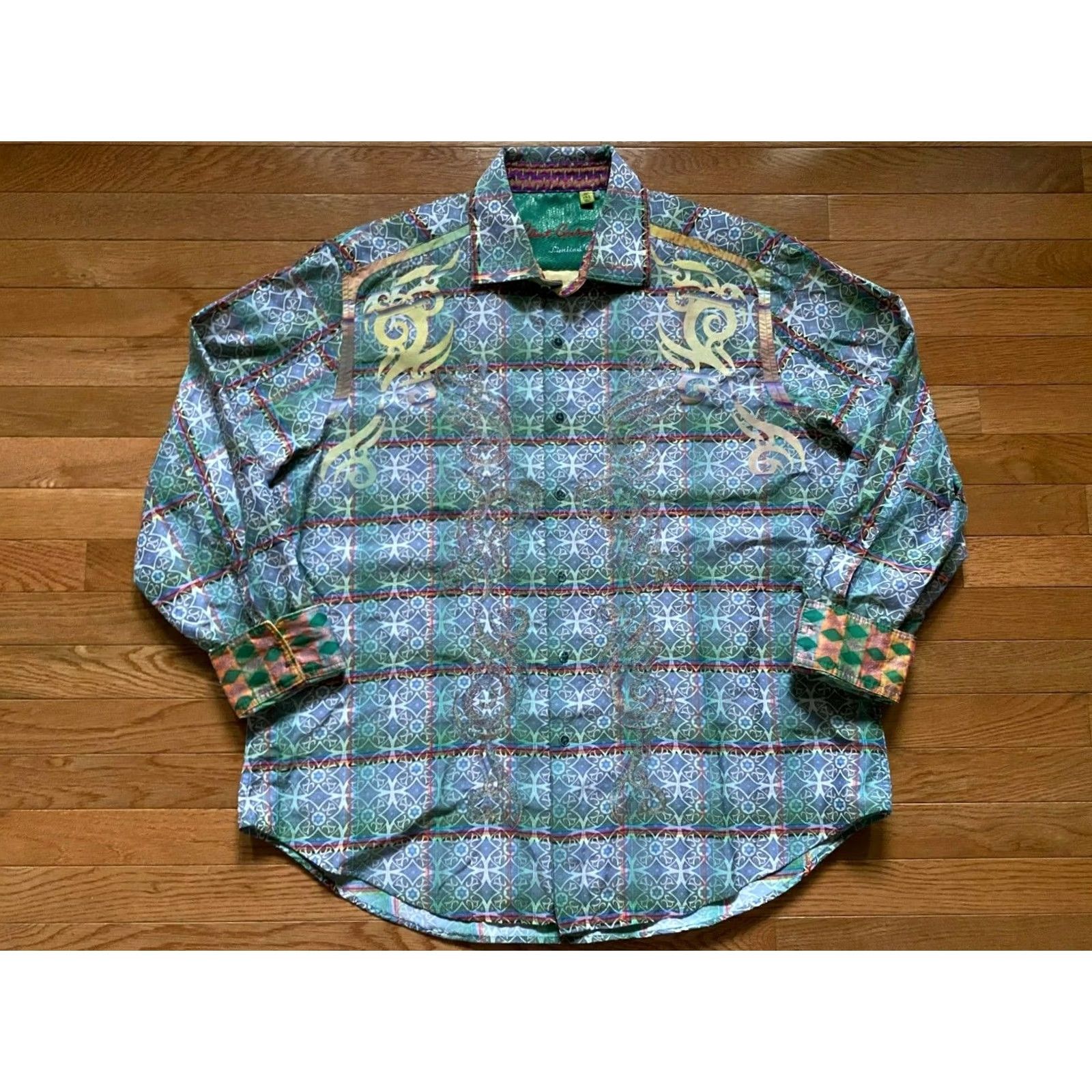 Robert Graham Robert Graham Multicolor 201/532 Limited Edition Button-Down Shirt Mens 3XL Colorful Geometric Embroidered Casual Button-Up Size US XXL / EU 58 / 5 - 2 Thumbnail