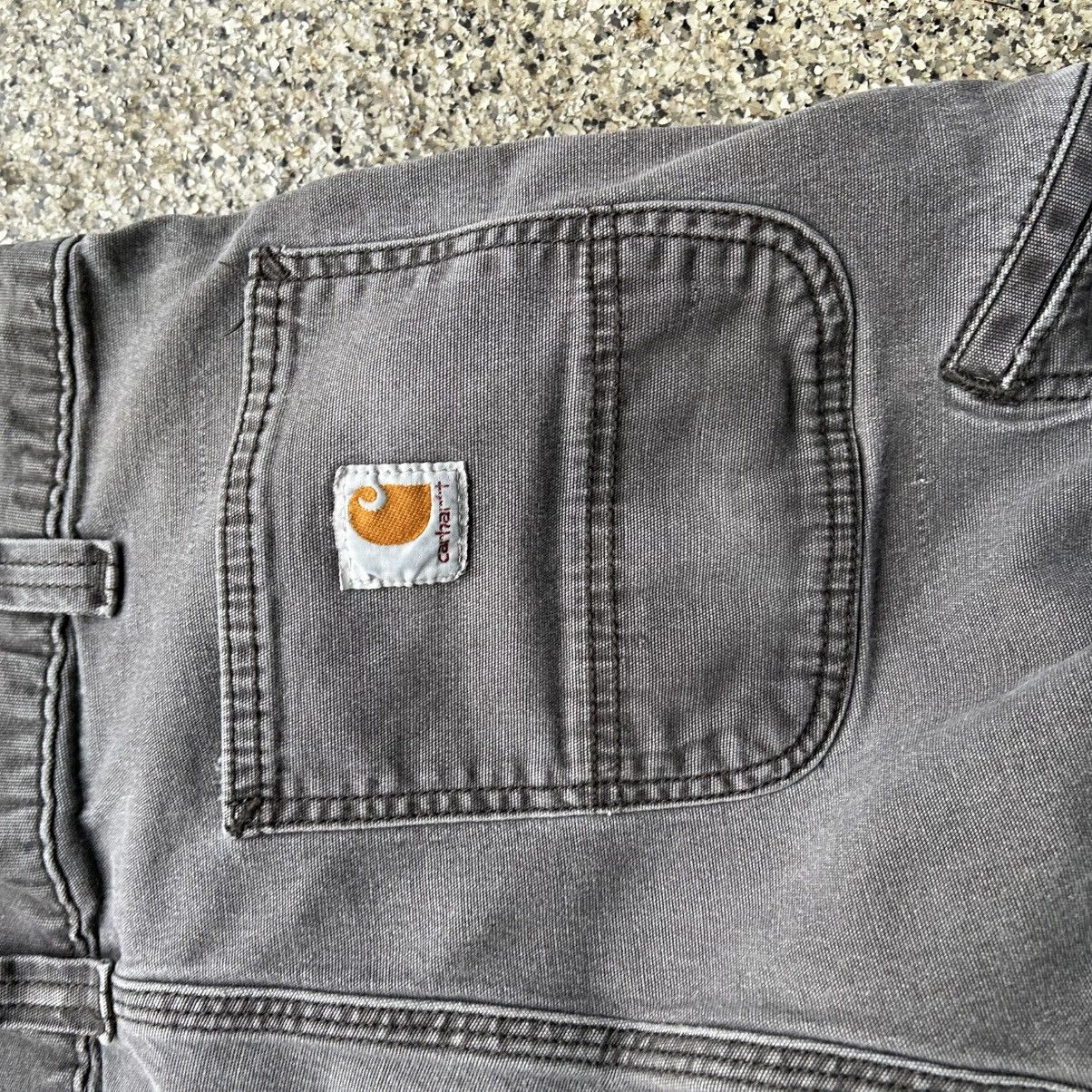 Carhartt vintae grey relaxed fit carhartt pants Size US 36 / EU 52 - 7 Thumbnail