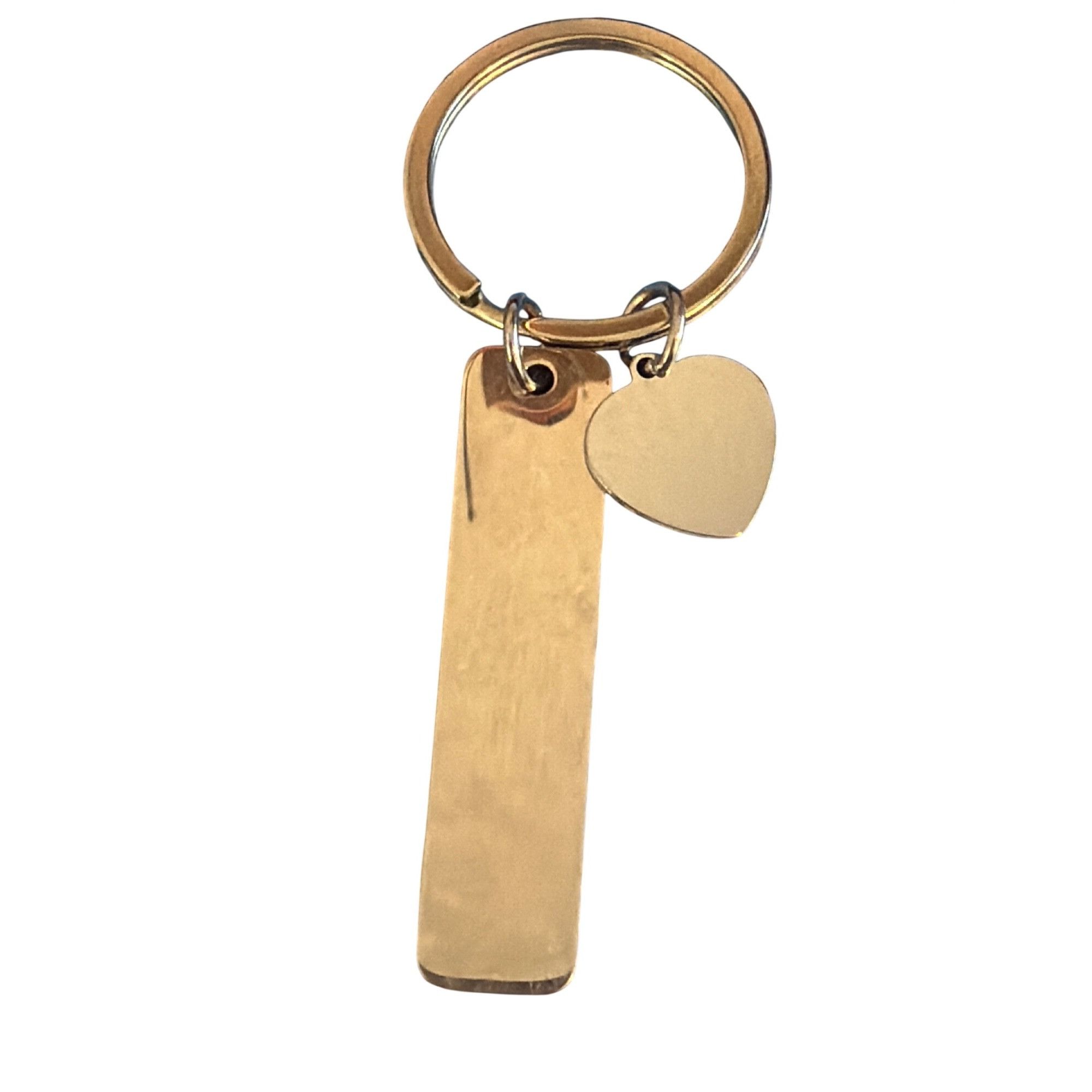 Other Silver Tone Retirement Keychain Heart Engraved Bar No One Ev Size ONE SIZE - 3 Thumbnail