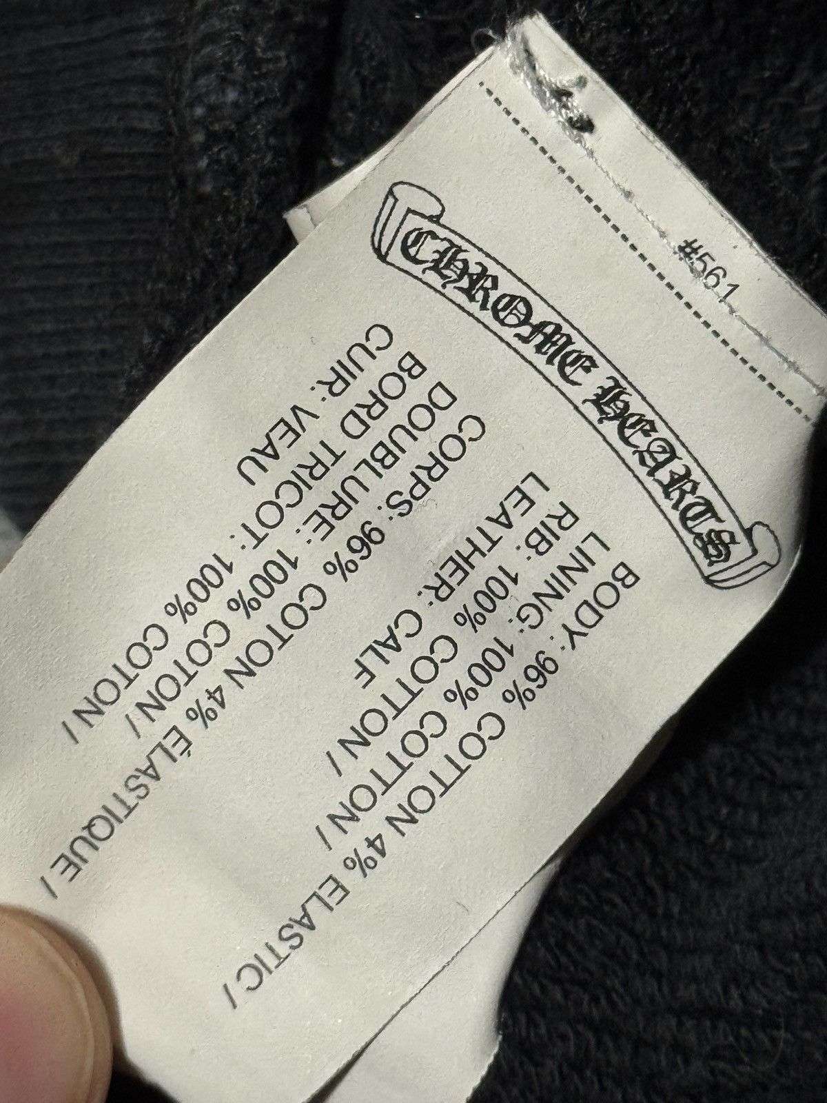Chrome Hearts Chrome Hearts Black Y Not Sweatpants Size US 31 - 11 Thumbnail