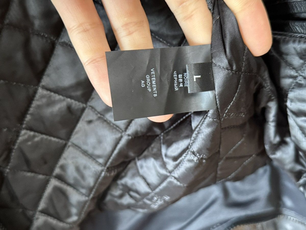 Vetements Vetements Security leather jacket Size US L / EU 52-54 / 3 - 7 Thumbnail