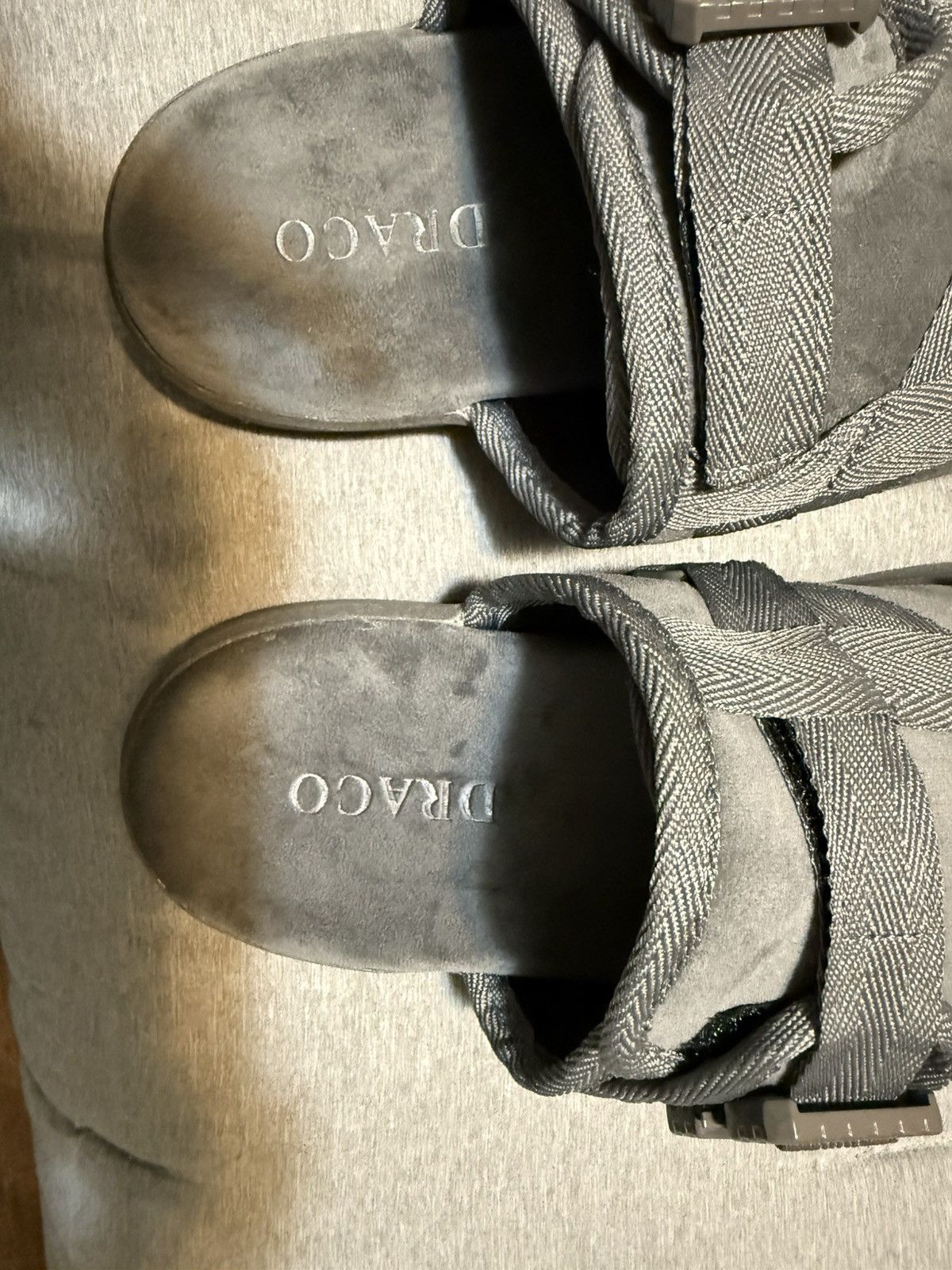 Draco Slides Grey draco slides brand new Size US 9 / EU 42 - 2 Thumbnail