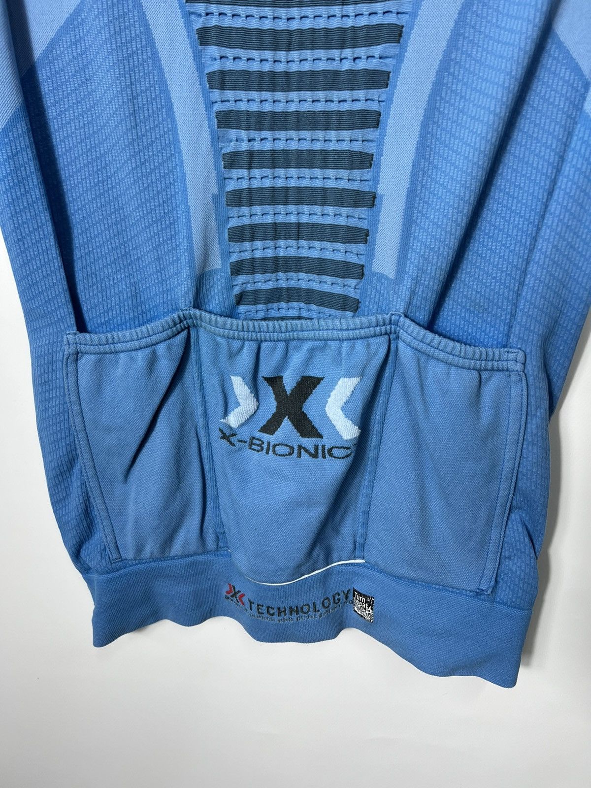 Sports Specialties Vintage X-Bionic Bike Race Cycling Jersey Blue Mens Size XL Size US XL / EU 56 / 4 - 11 Thumbnail