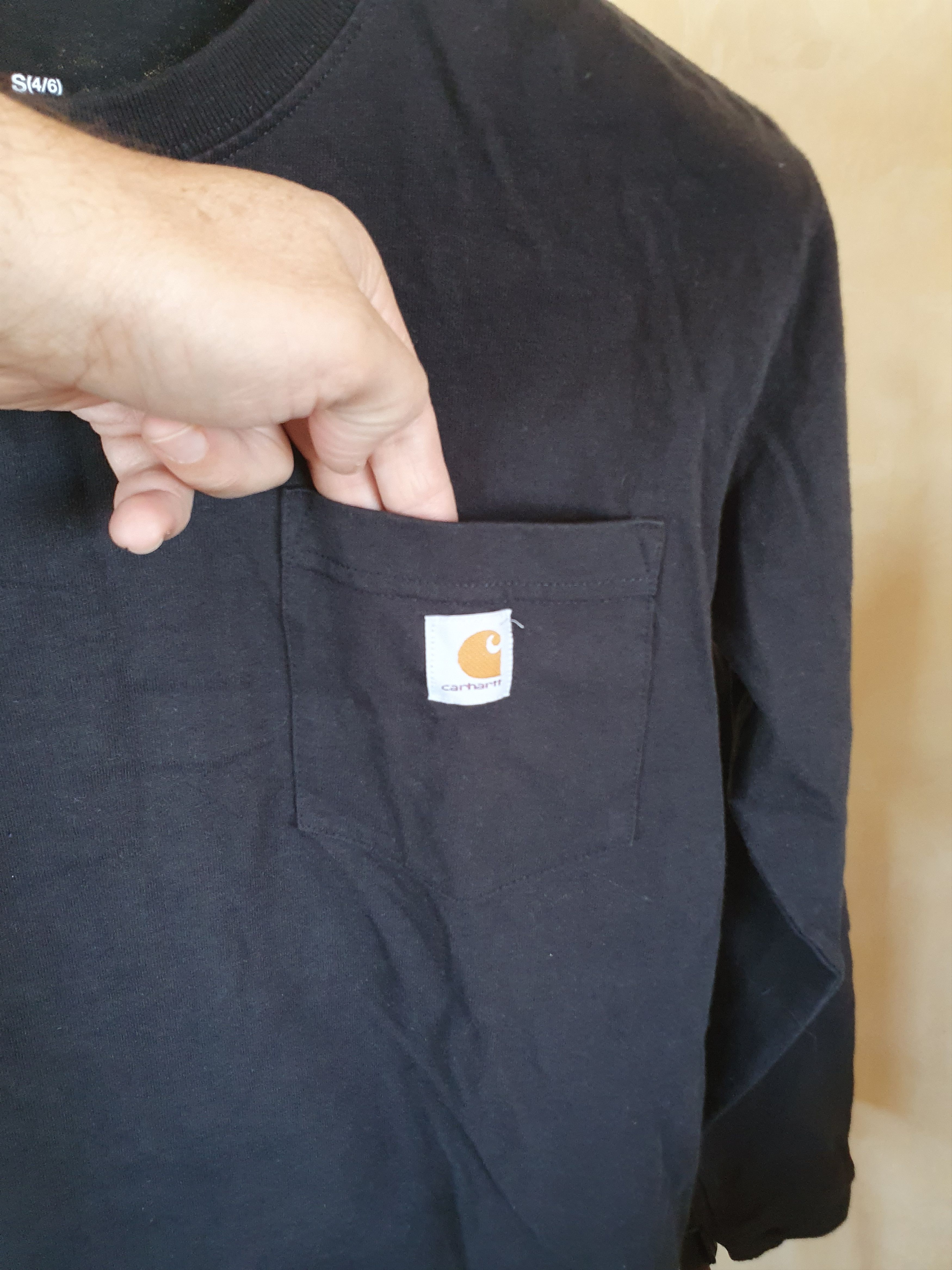 Carhartt Carhartt WK126 Workwear Pocket Long Sleeve T-shirt sz S Size US S / EU 44-46 / 1 - 2 Thumbnail