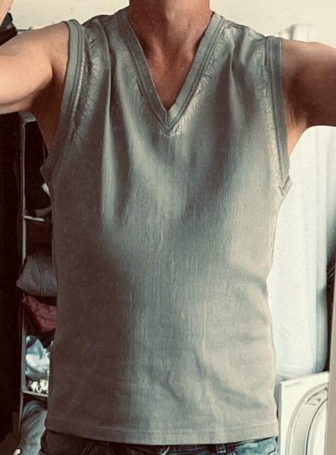 Alexander McQueen Alexander McQueen 2004 “Flaking-Paint” Archive Vest Gray Size US M / EU 48-50 / 2 - 7 Thumbnail
