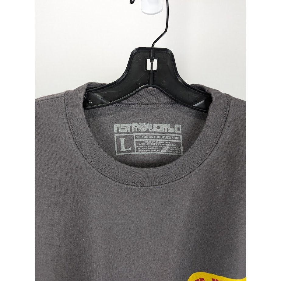 Travis Scott o1rshd1 Astrofest Houston Crewneck Sweatshirt in Grey Size US L / EU 52-54 / 3 - 4 Thumbnail