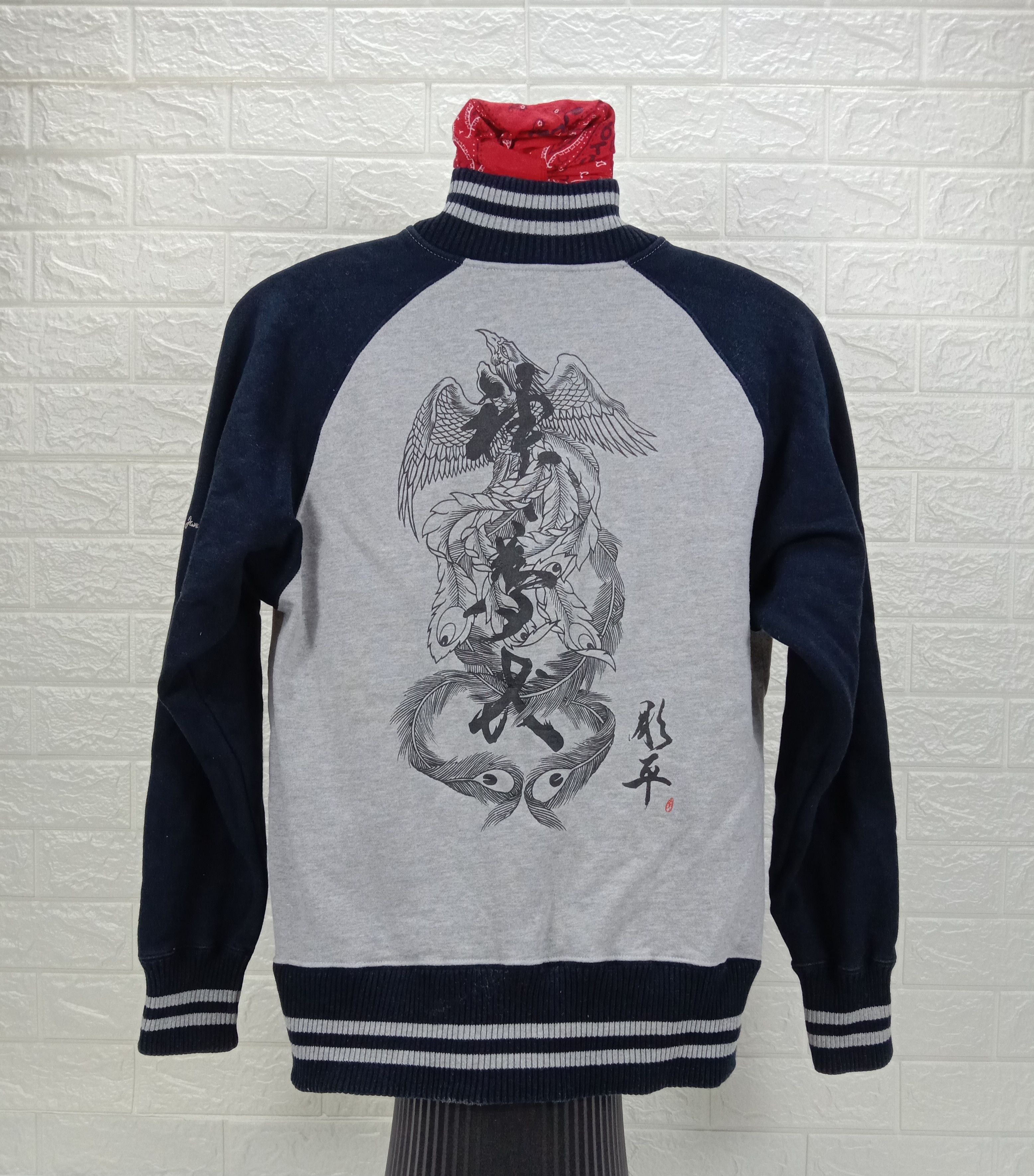 Japanese Brand Vintage Japanese Sukajan Art Light Jacket Size US L / EU 52-54 / 3 - 1 Thumbnail