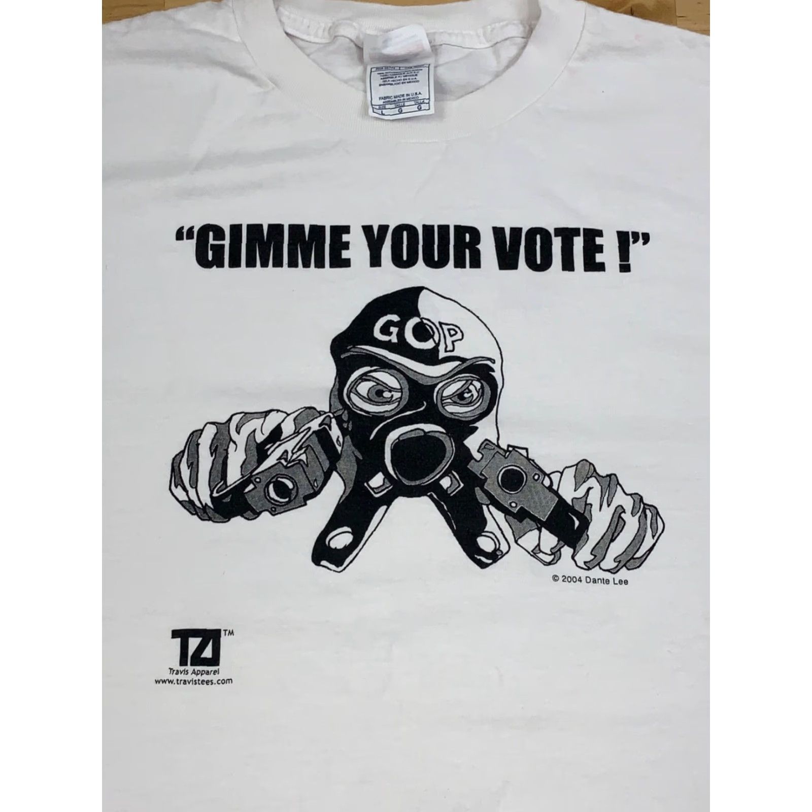 Vintage Vintage GOP Gimme Your Vote Shirt Mens L Political Y2K 2004 11686 Size US L / EU 52-54 / 3 - 3 Thumbnail