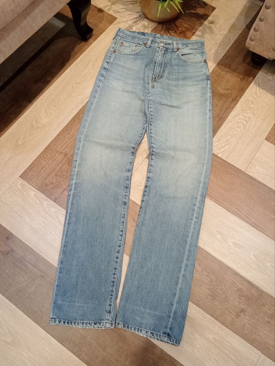 Levi's Vintage Clothing LEVI'S VINTAGE 502XX CAPITAL E SELVEDGE DENIM PANTS Size US 29 - 2 Thumbnail