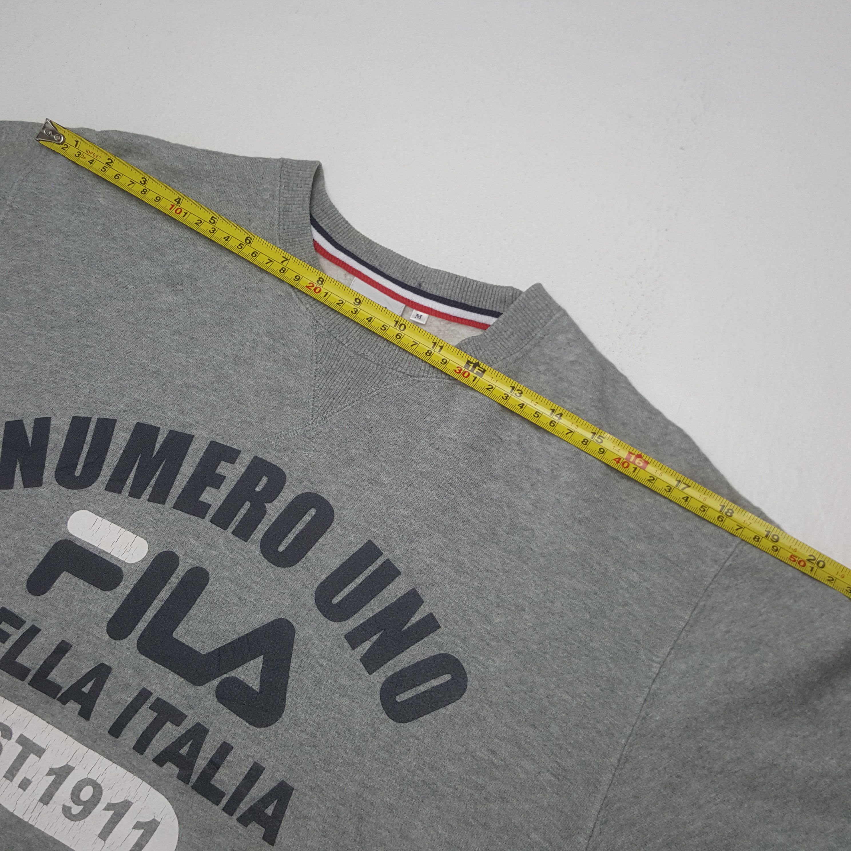 Fila Vintage Fila Number Uno Biella Italia Sweatshirt Size US M / EU 48-50 / 2 - 5 Thumbnail
