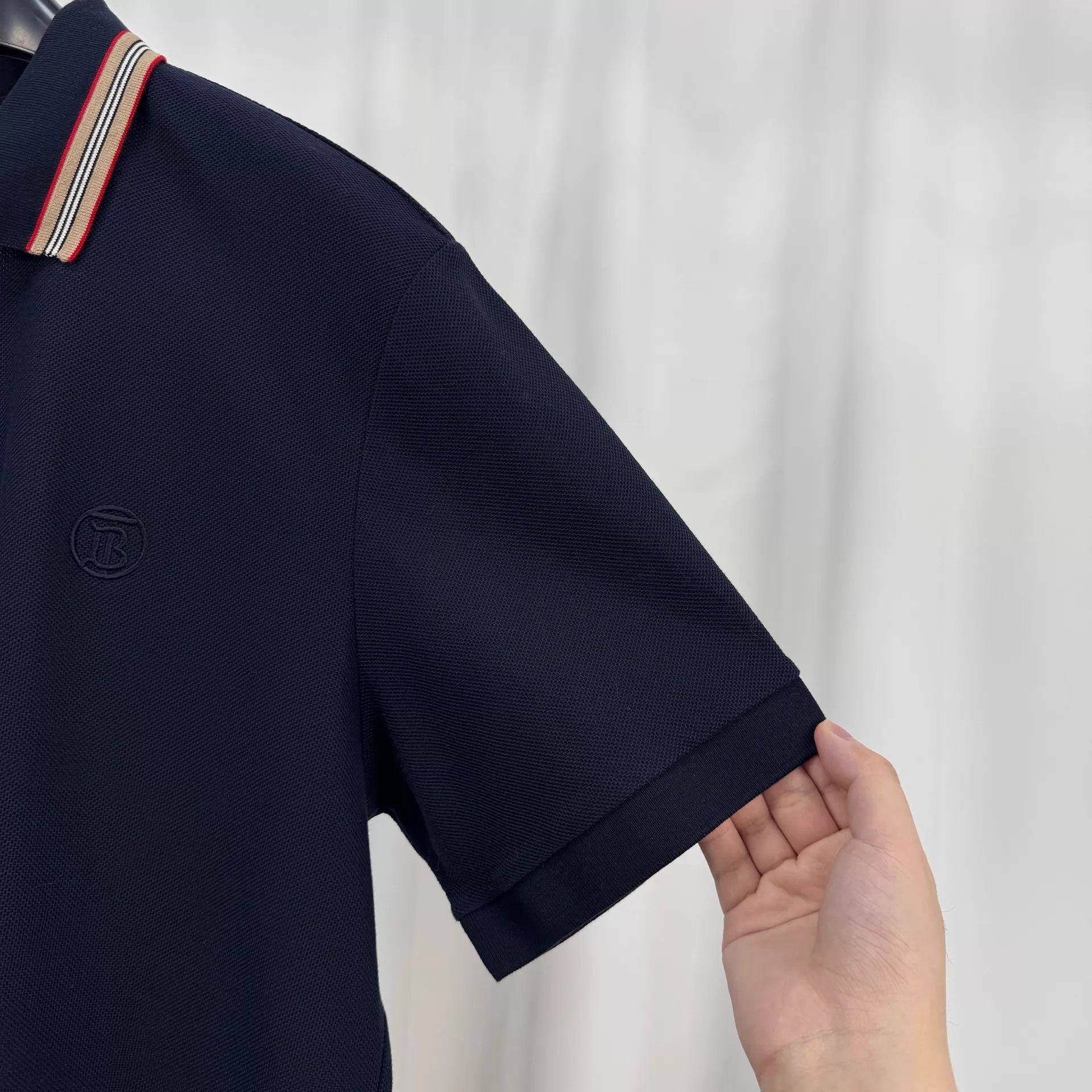 Burberry Burberry Embroidered Logo Striped Polo L 99 New Size US L / EU 52-54 / 3 - 4 Thumbnail