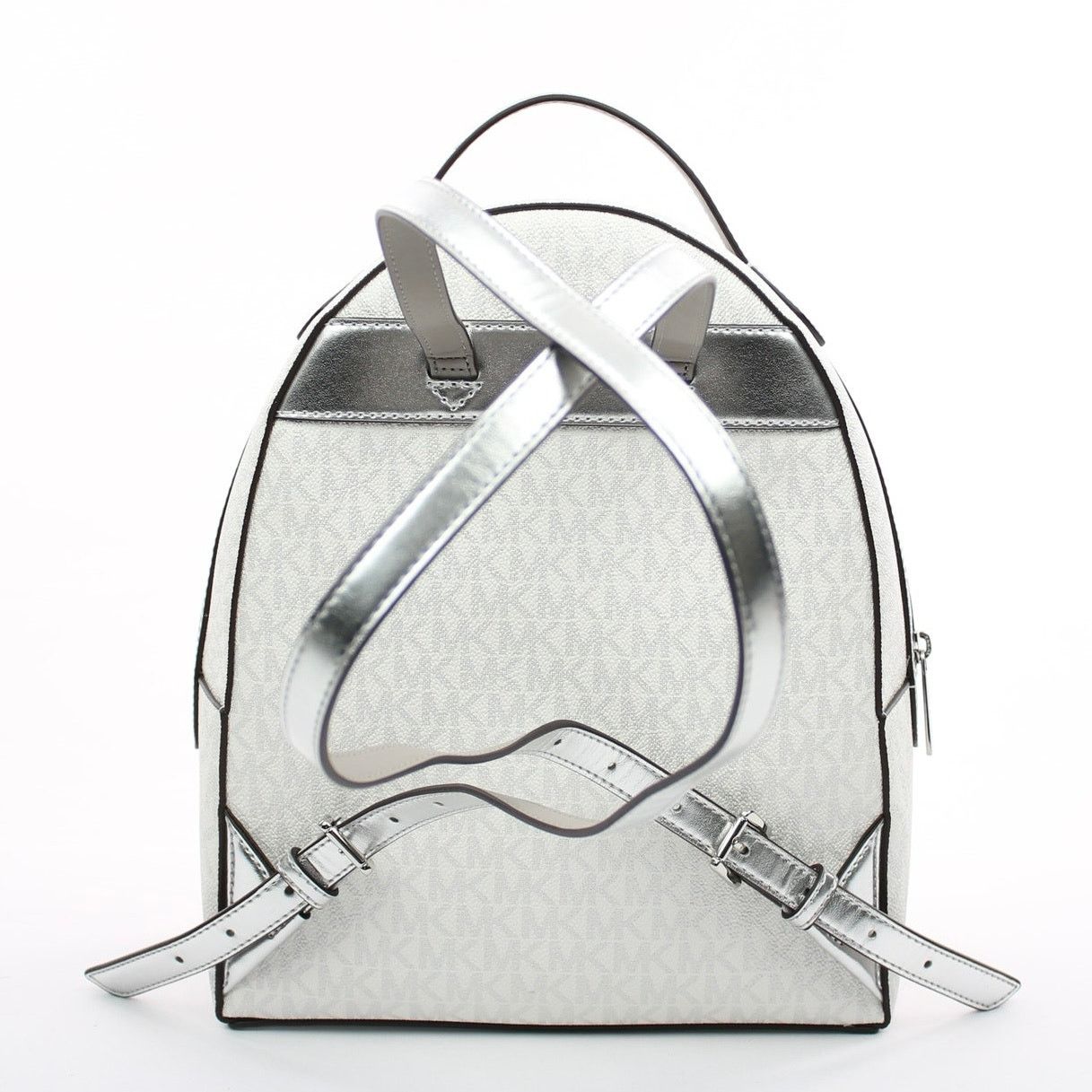 Michael Kors Michael Kors Silver Logo Backpack Size ONE SIZE - 4 Thumbnail