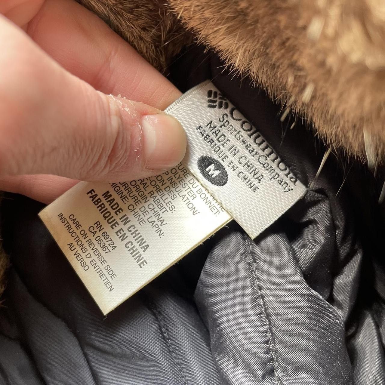 cool rabbit fur Colombia sportswear trapper hat size m