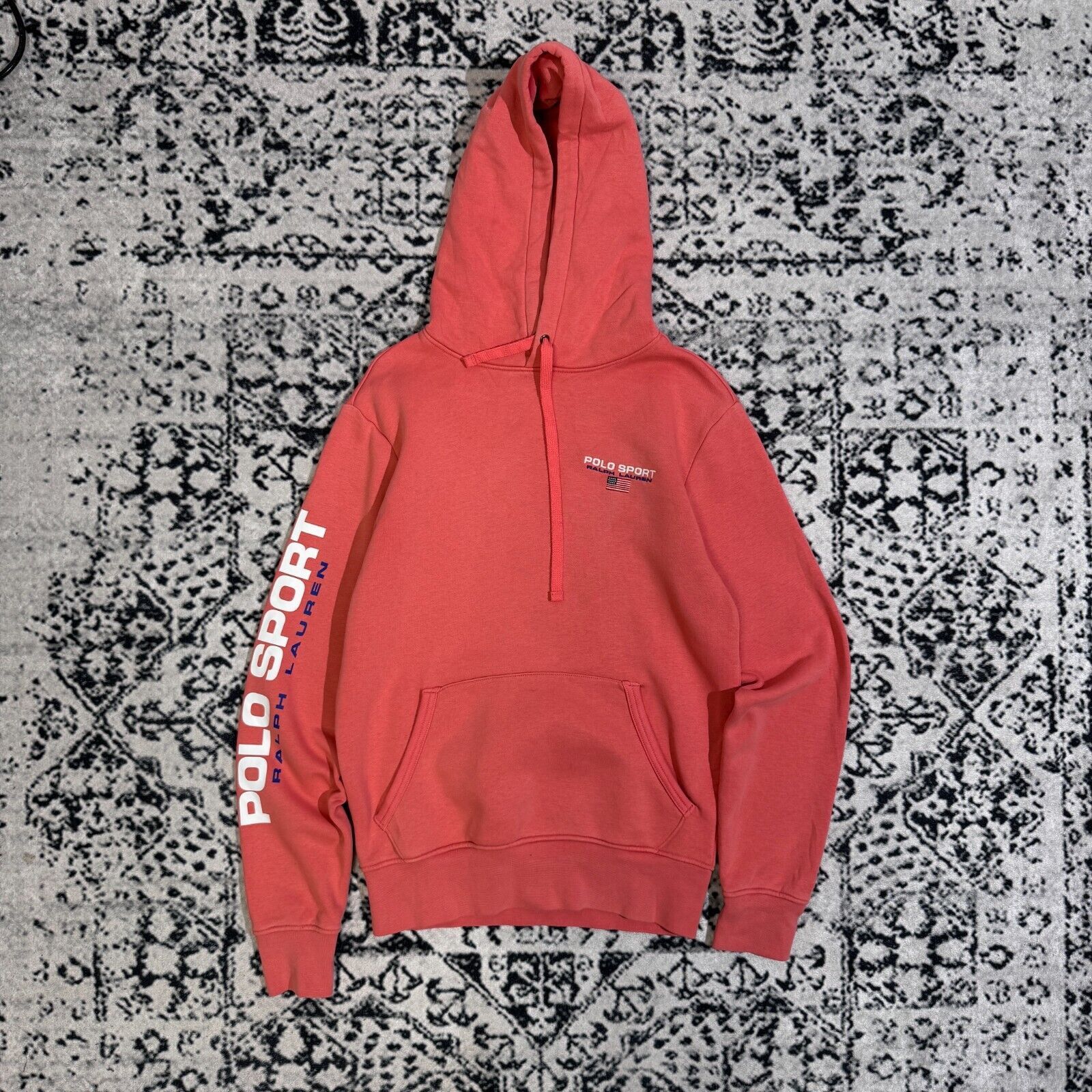 Polo Ralph Lauren Vintage Ralph Lauren Unisex Pink Cotton Hoodie Size XS Polo Size US XS / EU 42 / 0 - 1 Thumbnail
