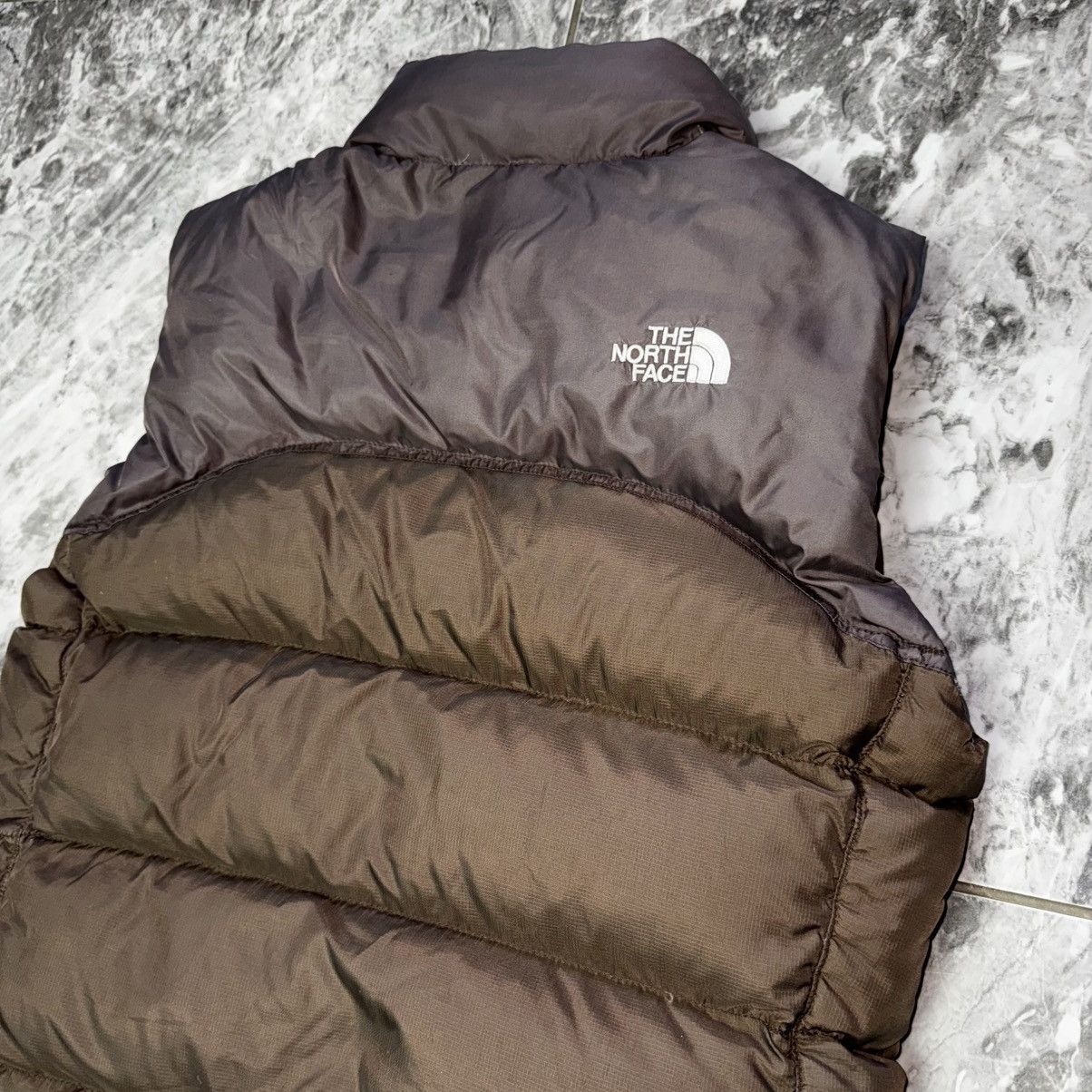 The North Face Vintage North Face Brown Retro 96 Nuptse Puffer Vest Jacket Size S / US 4 / IT 40 - 14 Thumbnail