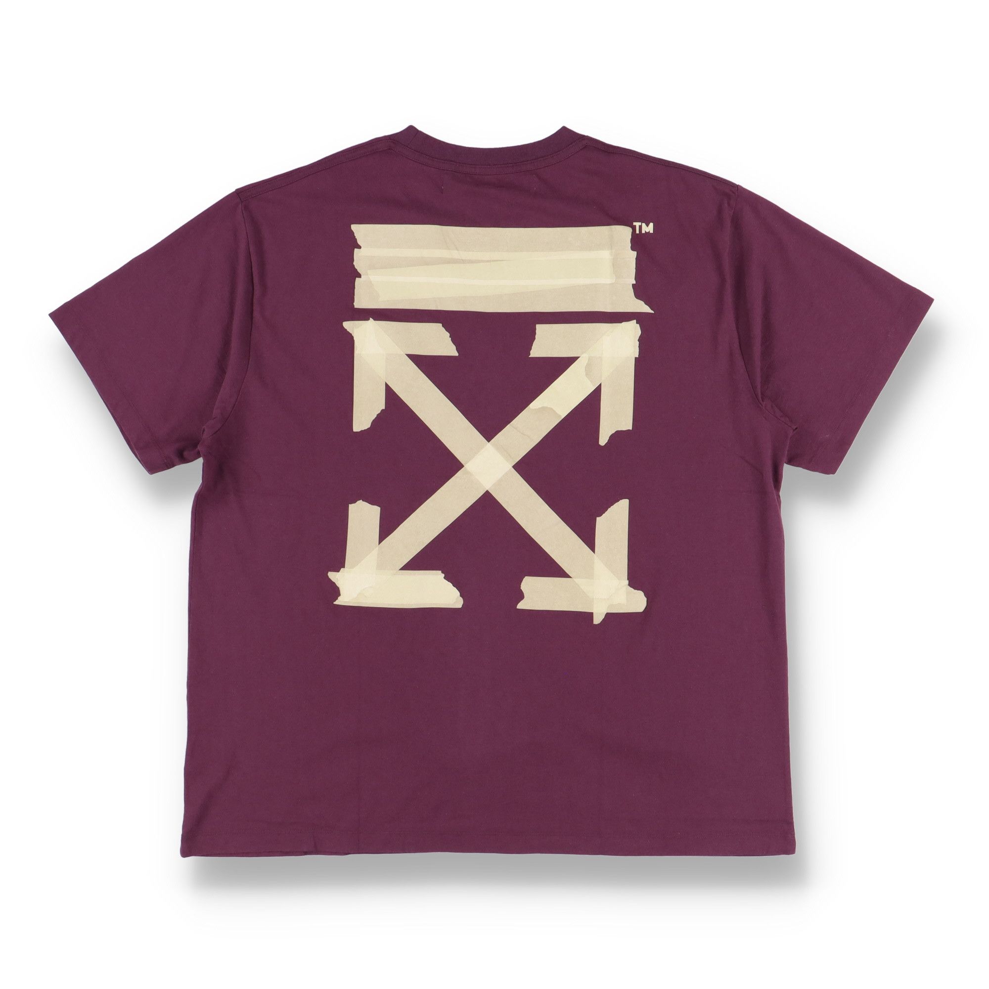 Off-White Purple Tape Arrows Logo Oversized T-Shirt Size US S / EU 44-46 / 1 - 1 Thumbnail