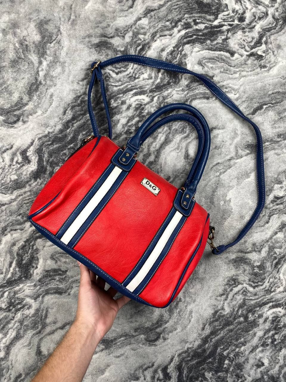 Dolce & Gabbana Vintage Dolce Gabbana Leather Shoulder Bag Metal Logo Women Size ONE SIZE - 1 Thumbnail