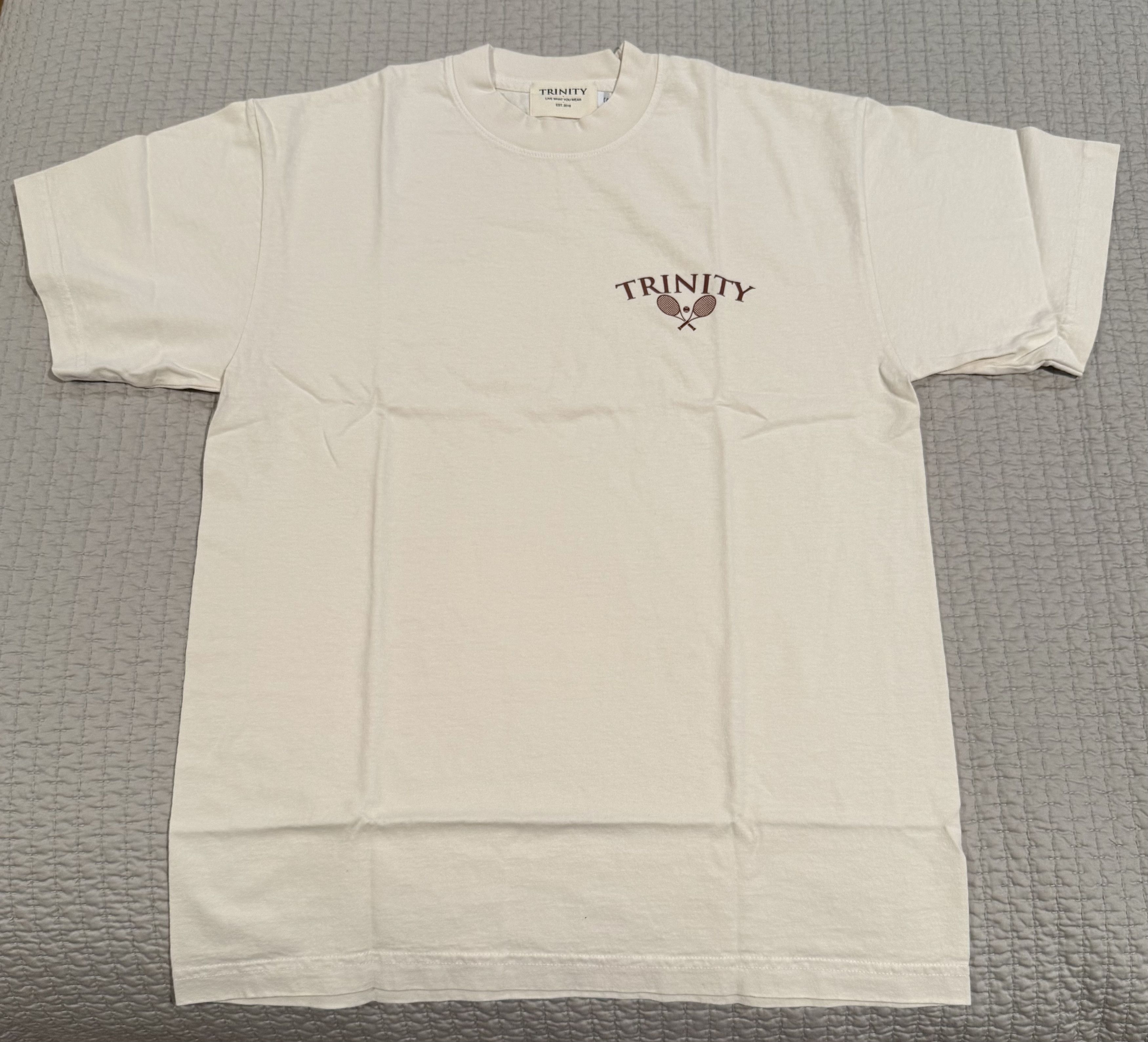 Trinity The Label Cream Trinity the Label Tennis Tee Size US S / EU 44-46 / 1 - 2 Thumbnail