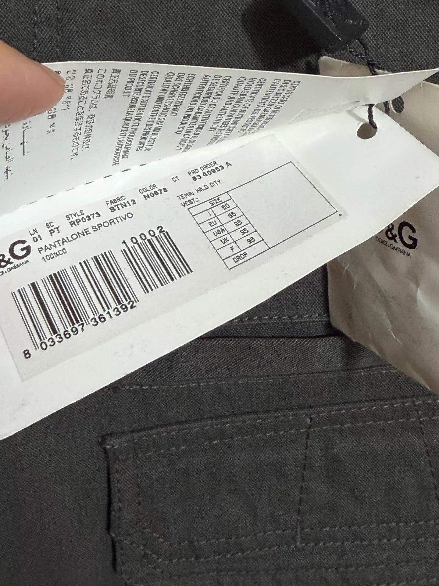 Dolce & Gabbana Dolce&Gabbana Slim Fit Cargo Pants Olive Green 50 Size US 34 / EU 50 - 8 Thumbnail