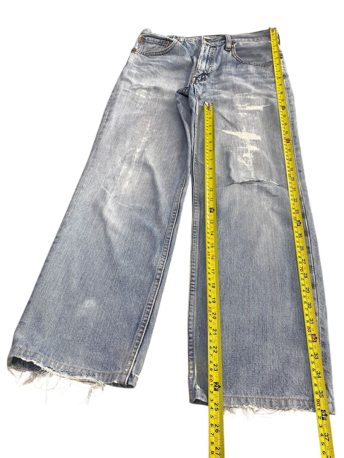 Levi's Levi’s 502 Acid Light Wash Style Ripped Jeans Size US 29 - 7 Thumbnail