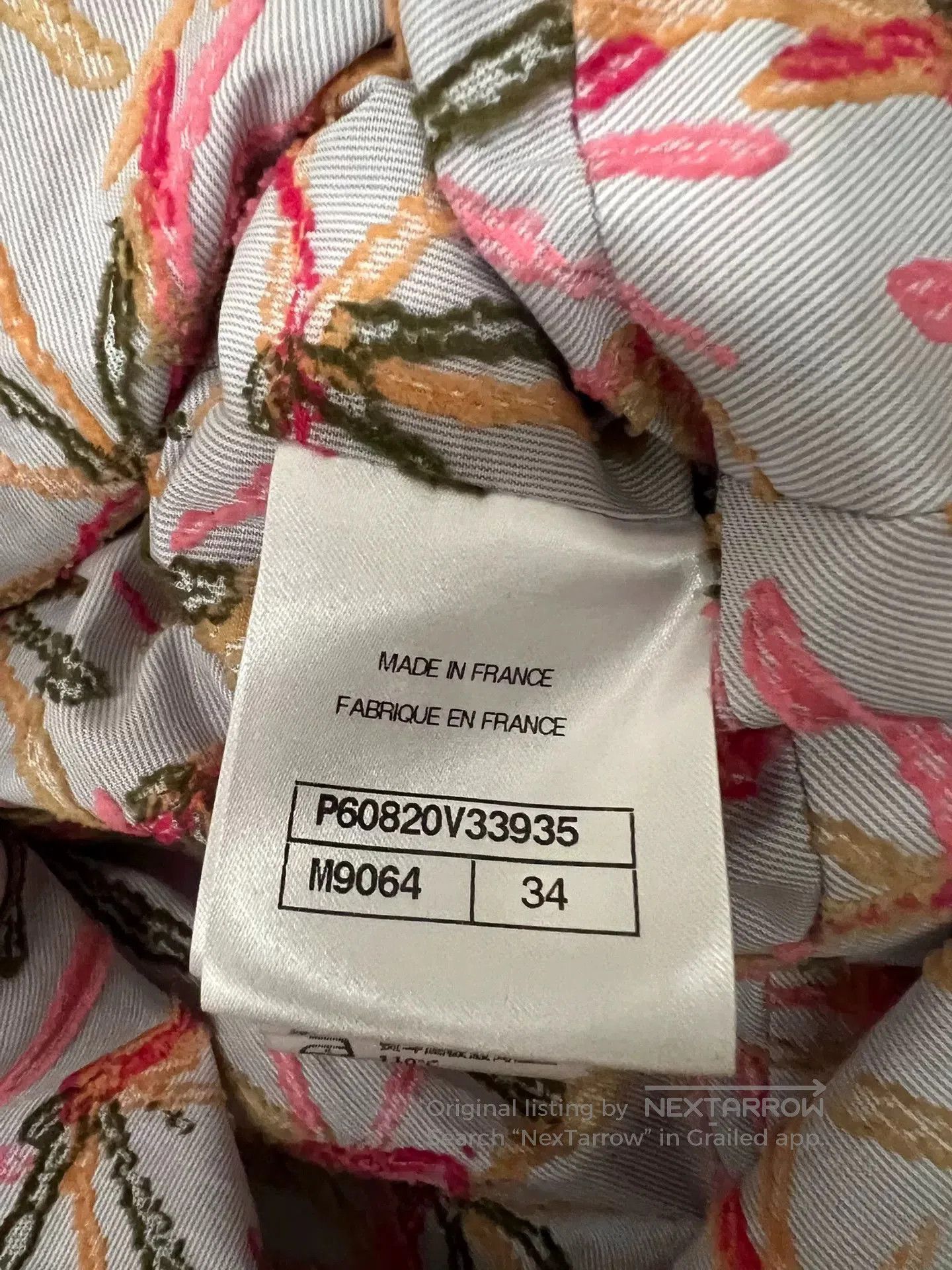 Chanel Chanel 19P Rose Short Jacket 34. Size US XS / EU 42 / 0 - 6 Thumbnail