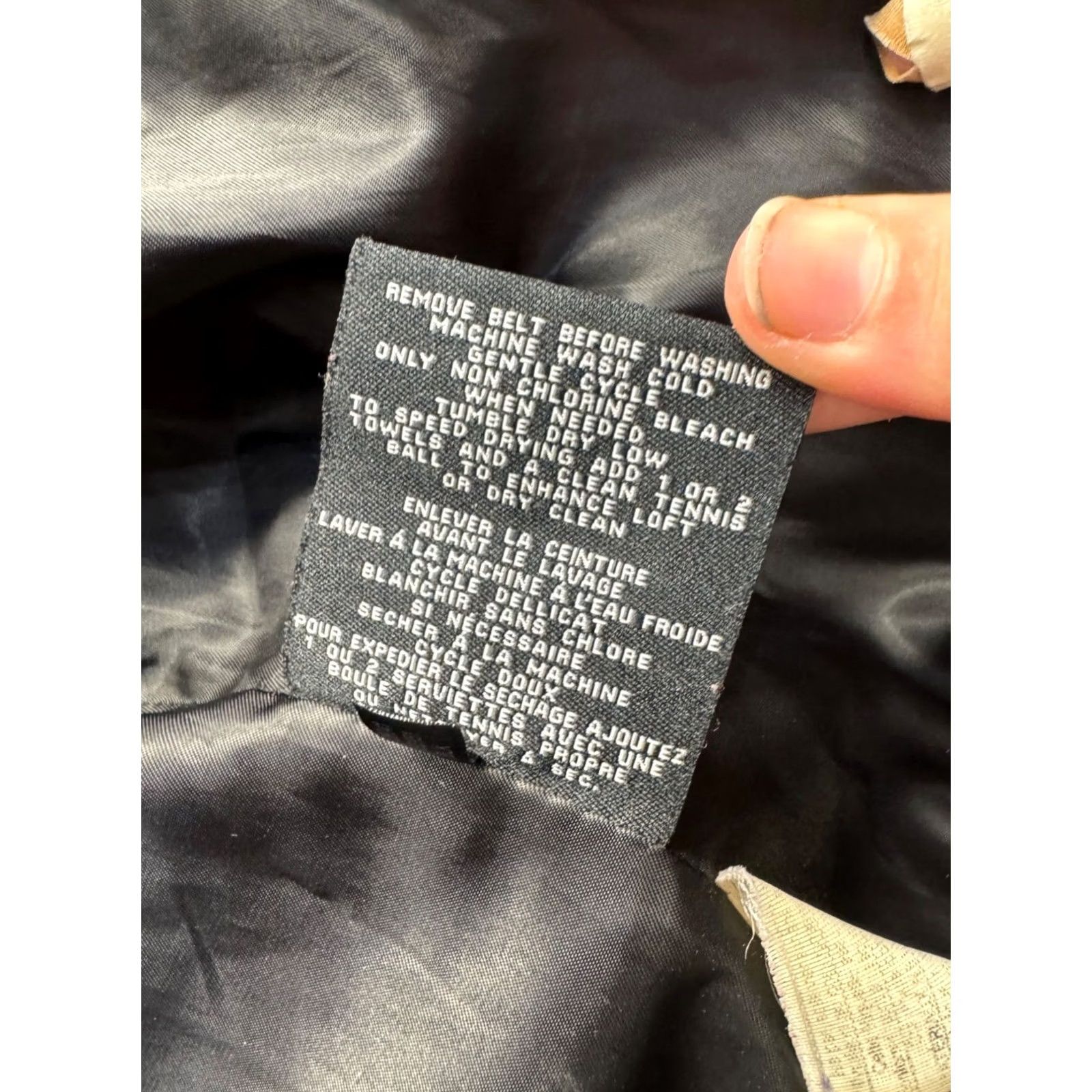 Cole Haan VINTAGE Cole Haan Signature Womens Black Hooded Belted Quilted Coat M Black Quilted Hooded Belted Coat Womens M Size M / US 6-8 / IT 42-44 - 5 Thumbnail