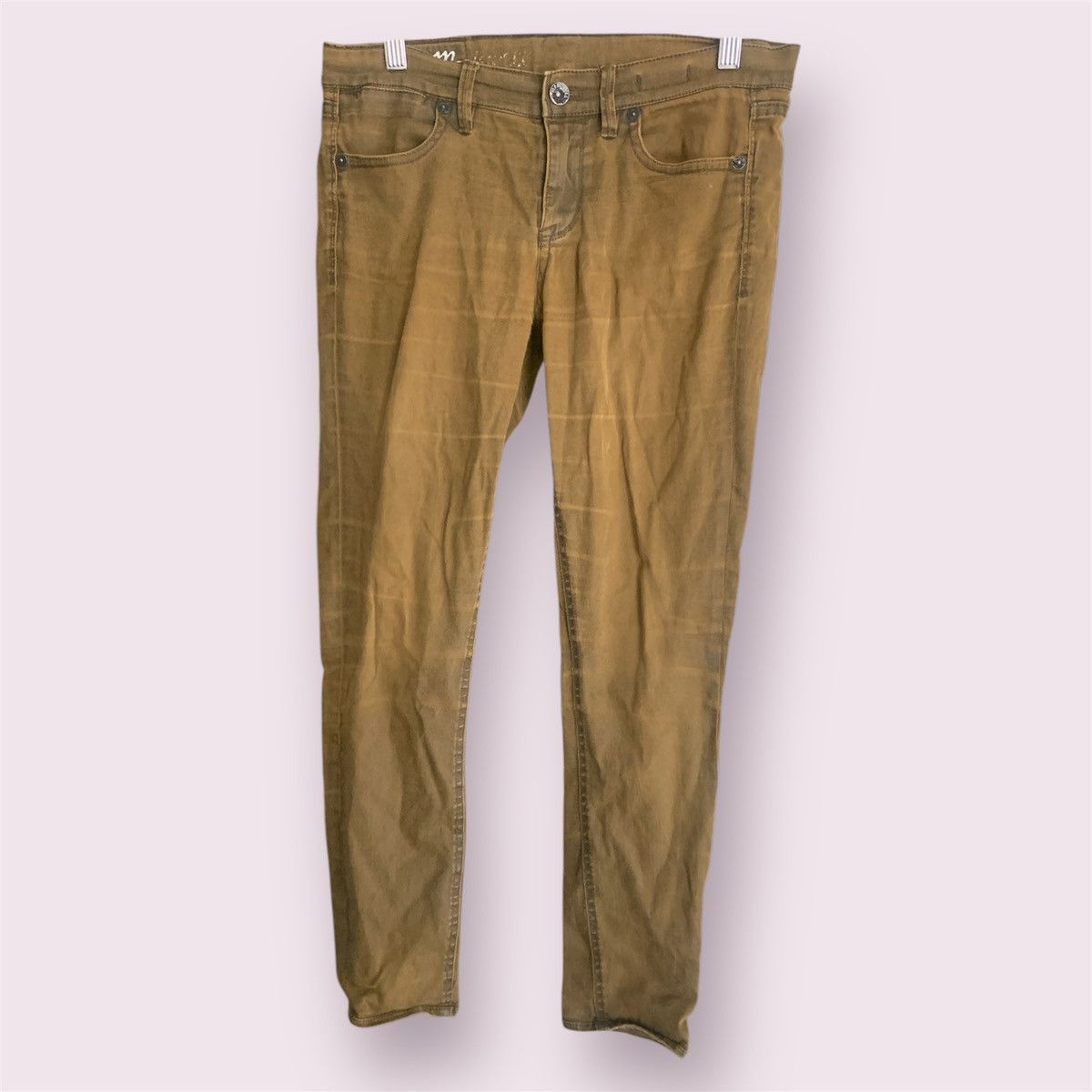 Madewell Madewell Mustard Skinny Jeans Size 26" / US 2 / IT 38 - 1 Thumbnail