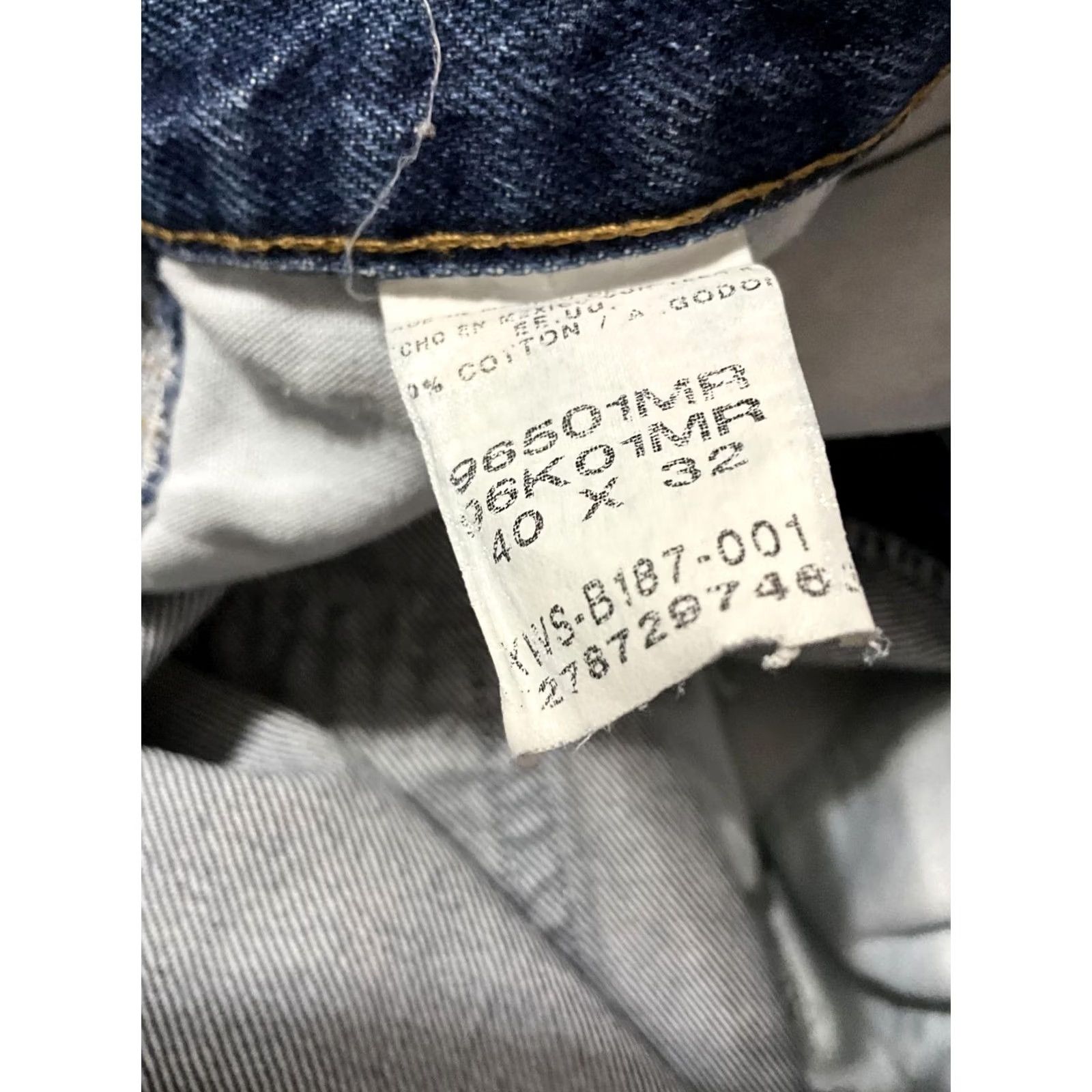 Wrangler Wrangler Jeans Mens Blue Denim 40x32 Regular Big & Tall Button Closure Cotton 5-Pocket Casual Denim Pants Size US 40 / EU 56 - 3 Thumbnail