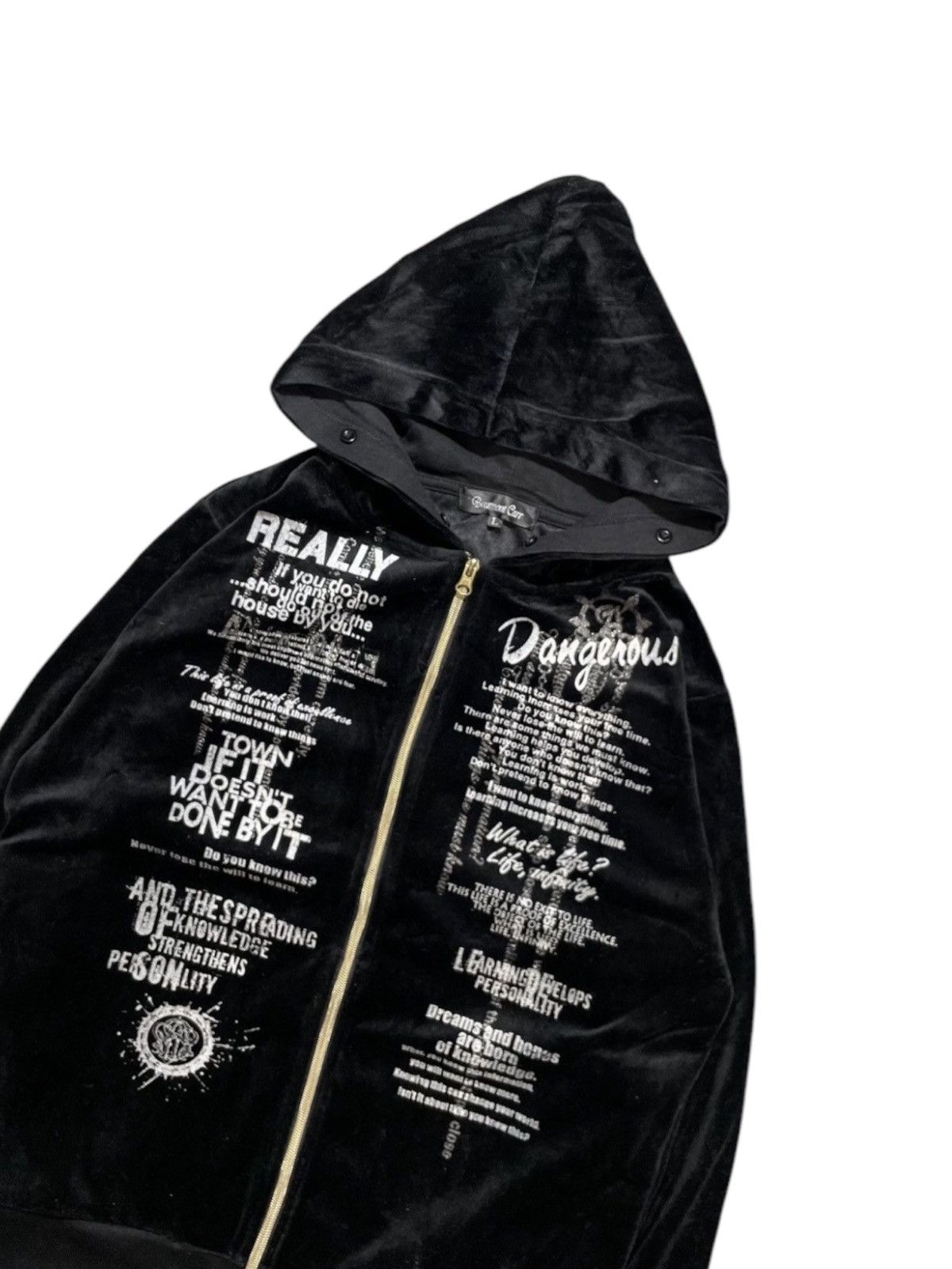 Japanese Brand × Other Beaumont Carr Poem Velvet Hoodie Zip Size US L / EU 52-54 / 3 - 2 Thumbnail