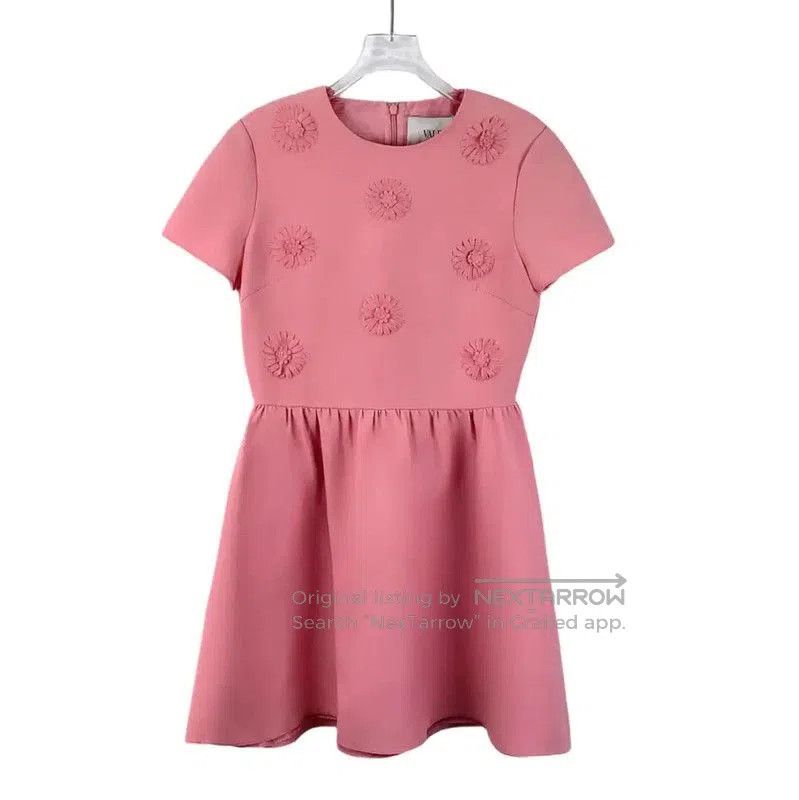 Valentino Valentino Pink Women's Dress with Embellishments . Size M / US 6-8 / IT 42-44 - 1 Thumbnail
