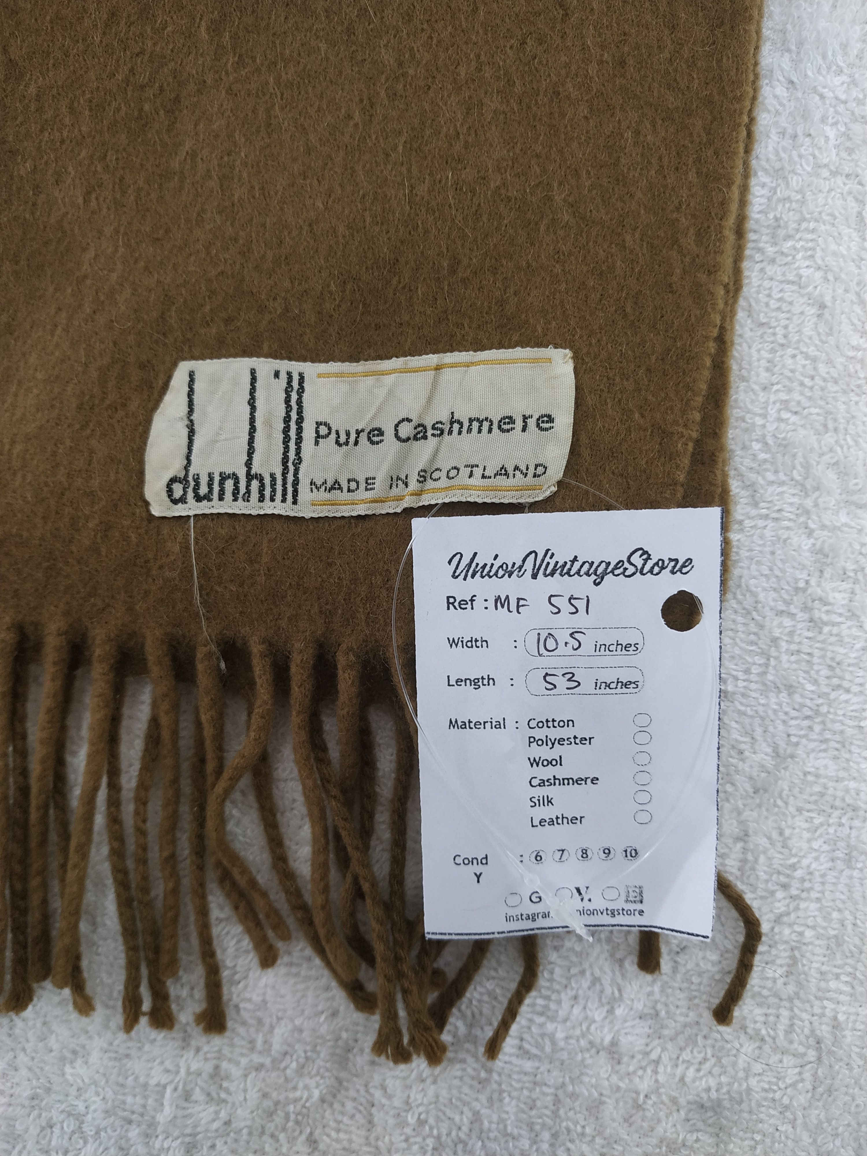 Alfred Dunhill Vintage Dunhill Scarf/Muffler/Neckwear MF551 Size ONE SIZE - 4 Thumbnail