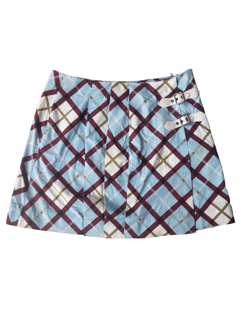 Marc Jacobs Marc by Marc Jacobs Plaid Buckle Mini Skirt Archive Y2K Size 29" - 1 Thumbnail