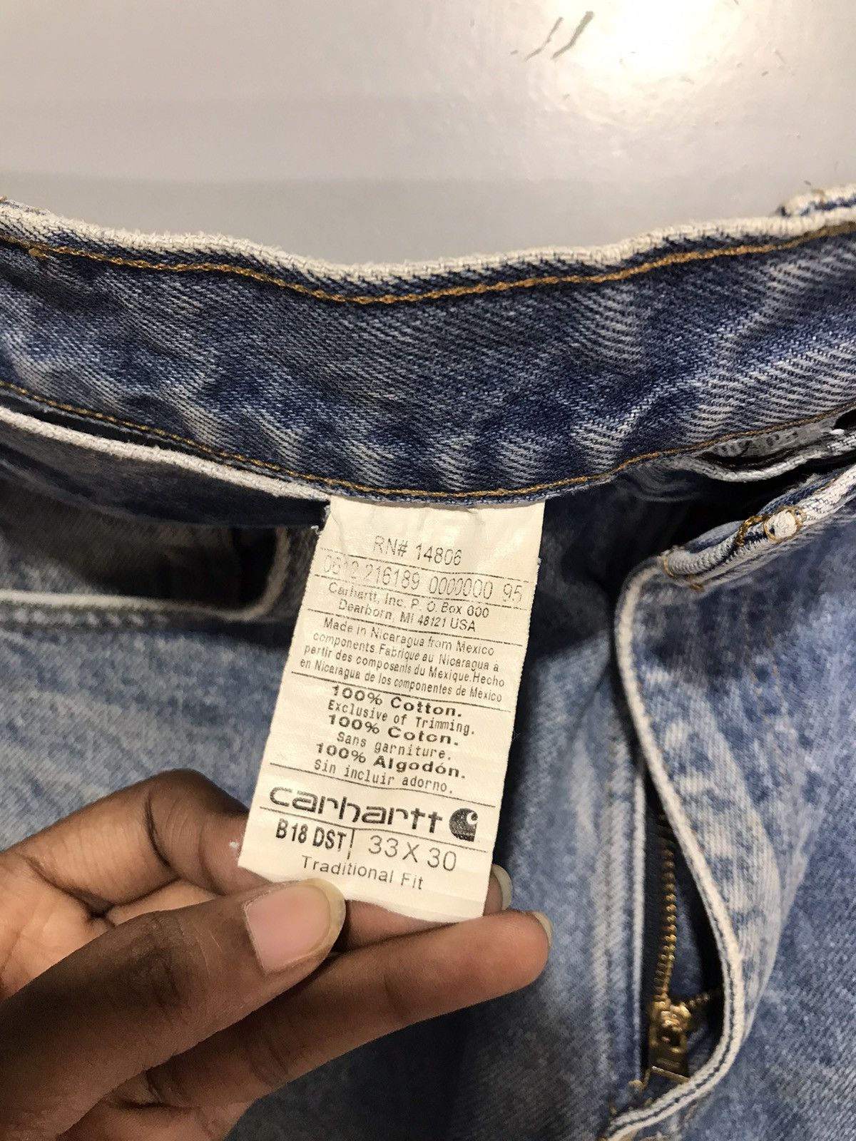 Carhartt Vintage Carhartt B18 DST denim Size US 32 / EU 48 - 6 Thumbnail