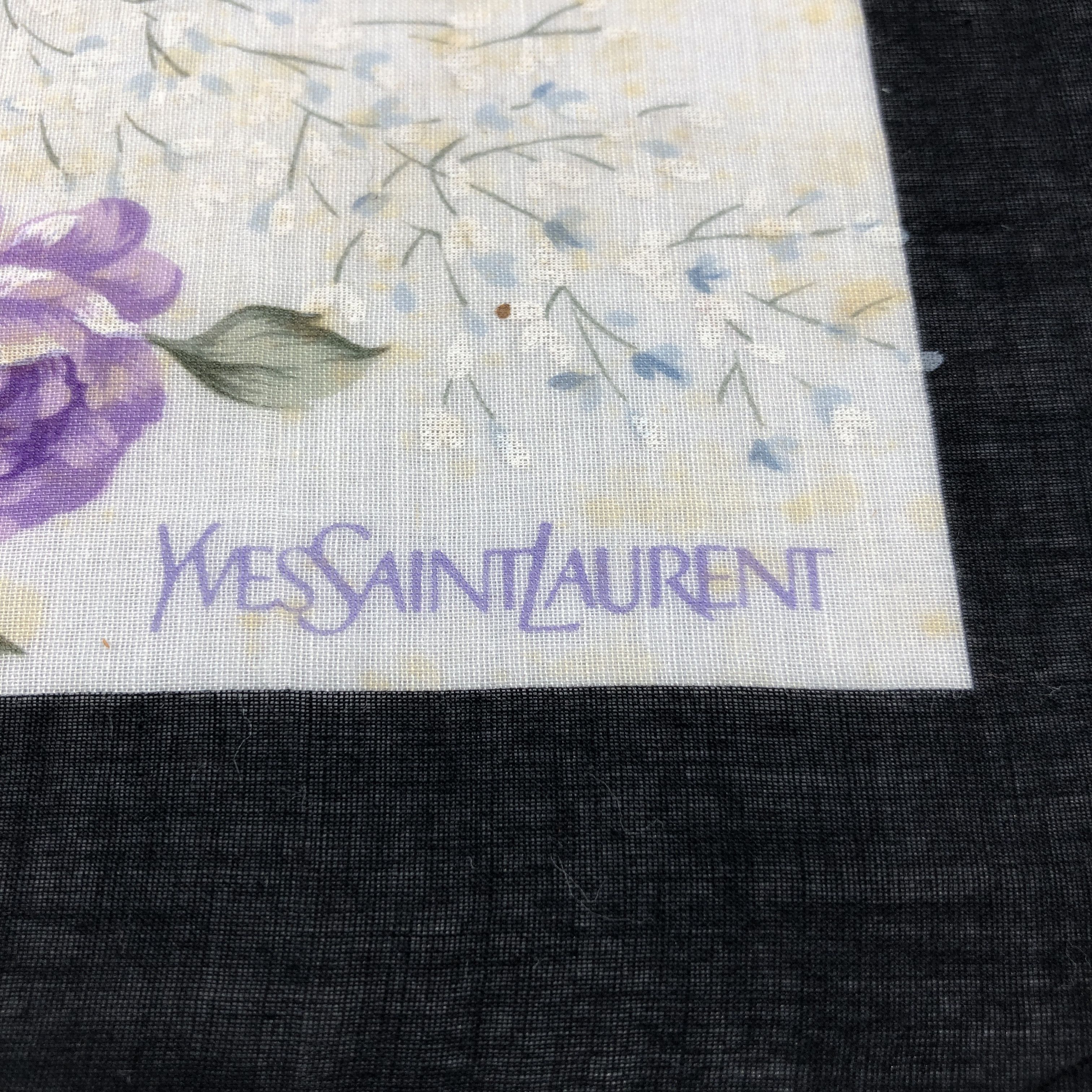 Yves Saint Laurent YSL Handkerchief Neckerchief Bandana H3124 Size ONE SIZE - 3 Thumbnail
