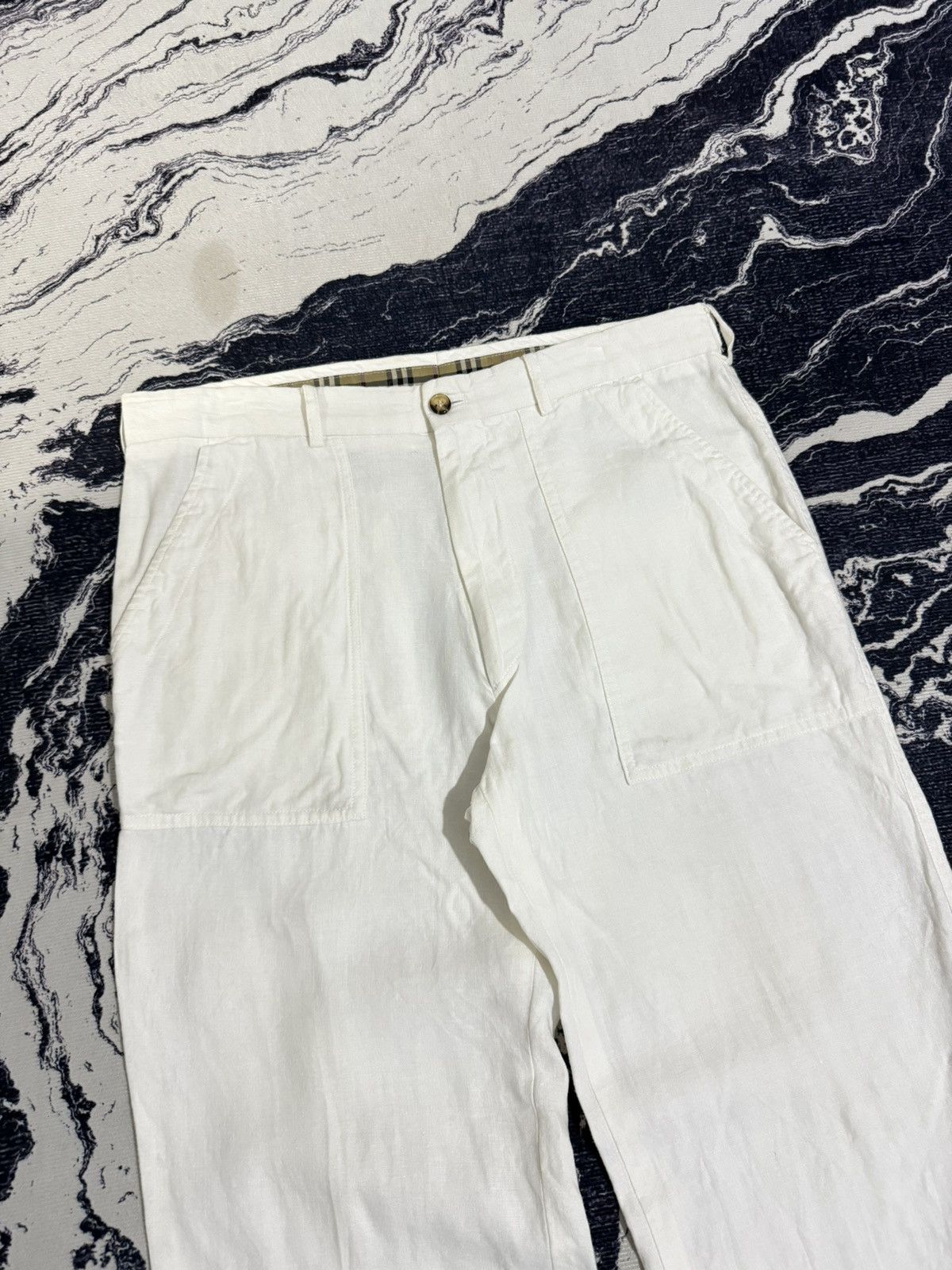 Burberry Burberry fatigue white longpants Size US 30 / EU 46 - 4 Thumbnail