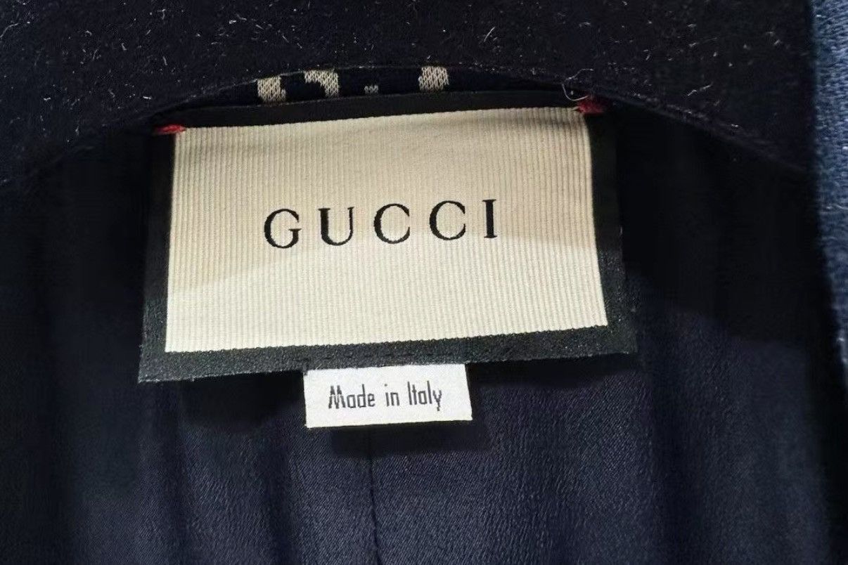 Gucci Gucci Blue All-Over Logo Blazer J33 Size XS / US 0-2 / IT 36-38 - 2 Thumbnail