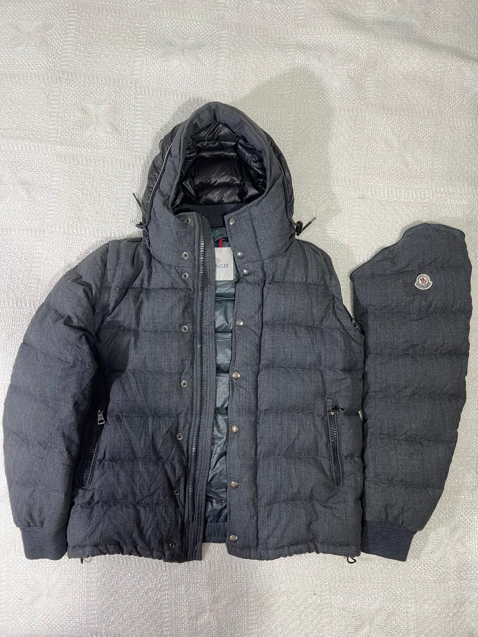 Moncler Moncler HEM 2in1 wool down jacket Size US L / EU 52-54 / 3 - 4 Thumbnail
