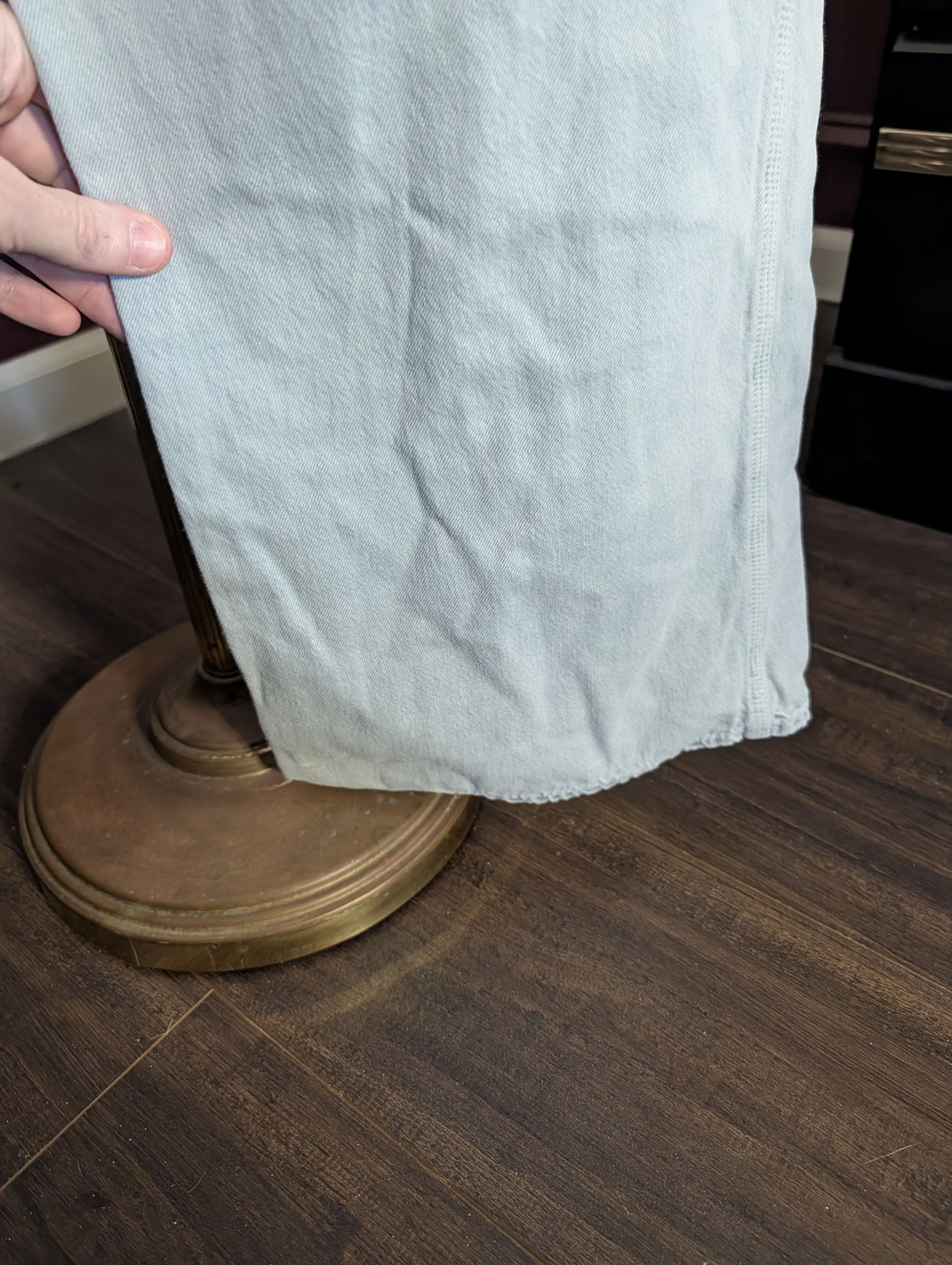 Agolde Blue/seafoam MiUSA carpenters jeans org. Cotton wide leg Size US 29 - 4 Thumbnail