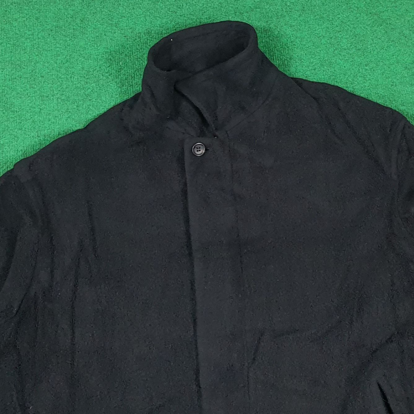 Y's Vintage Y's Yohji Yamamoto Fleece Jacket Overcoat C284N1 Size US XXL / EU 58 / 5 - 2 Thumbnail