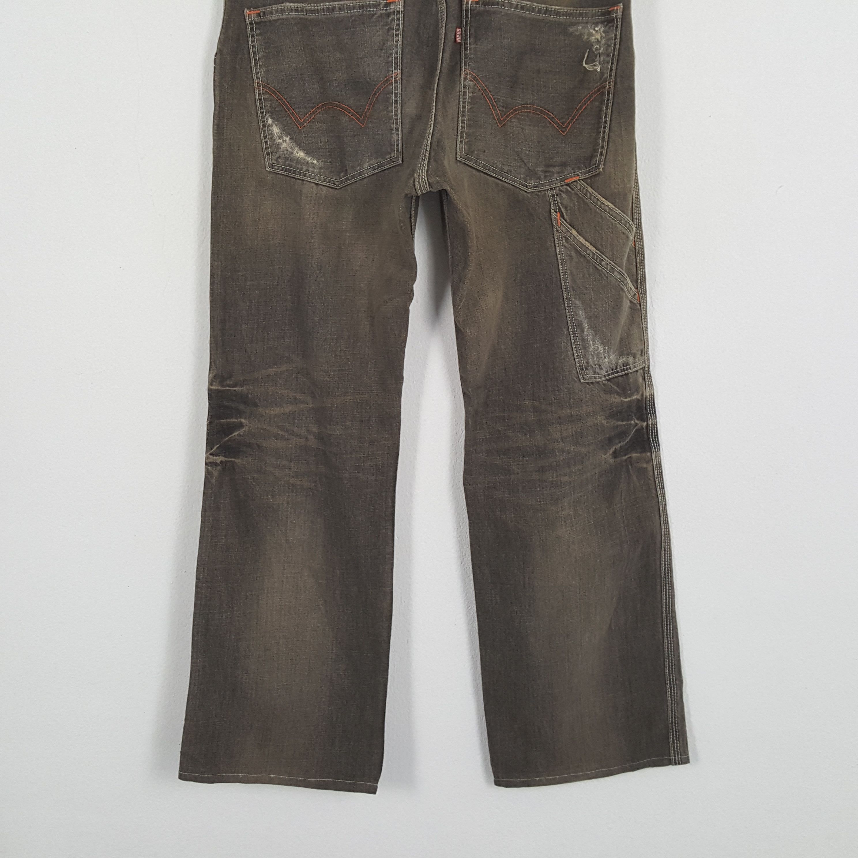 Edwin × Vintage Vintage EDWIN Japanese Style Distressed Denim Jeans Size US 34 / EU 50 - 6 Thumbnail