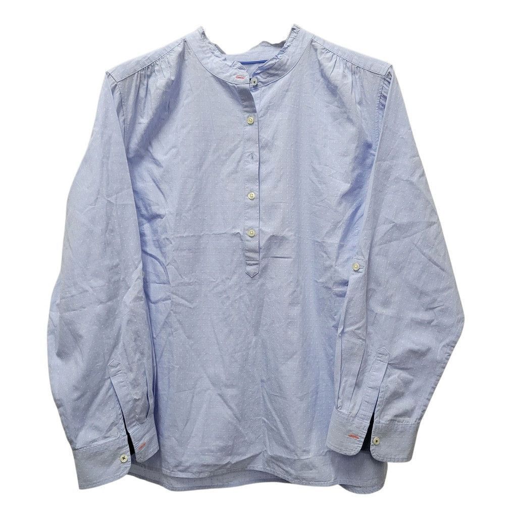 Talbots Talbots Women's Ruffled Collar Roll Tab-Sleeves Cotton Top Size XXL / US 16-18 / IT 52-54 - 1 Thumbnail