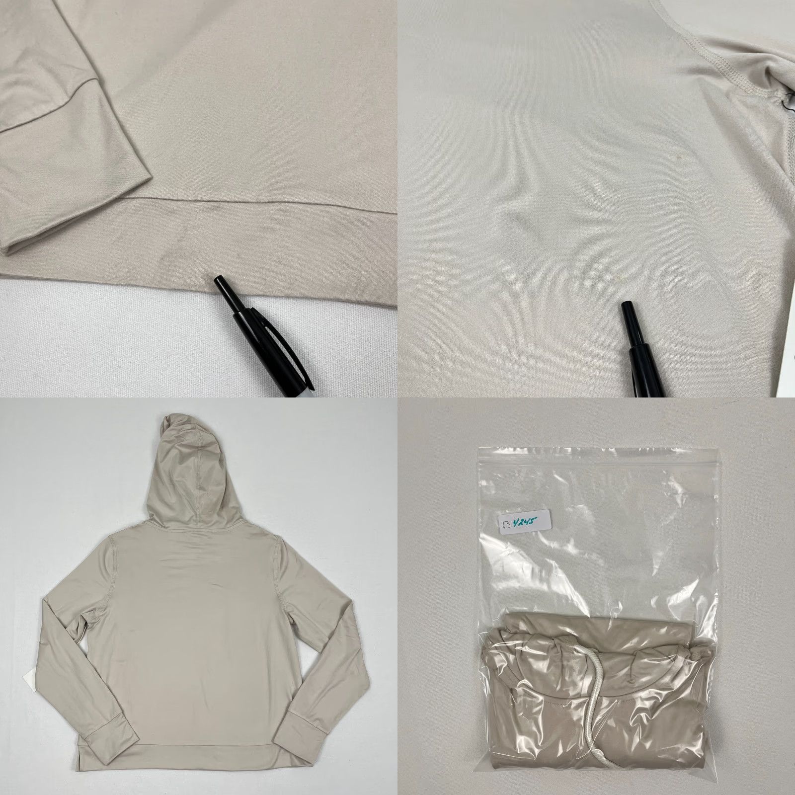 Vintage VINTAGE Under The Canopy Hoodie Womens Small Beige Lounge Athleisure Stretch Pullover Size M / US 6-8 / IT 42-44 - 8 Thumbnail
