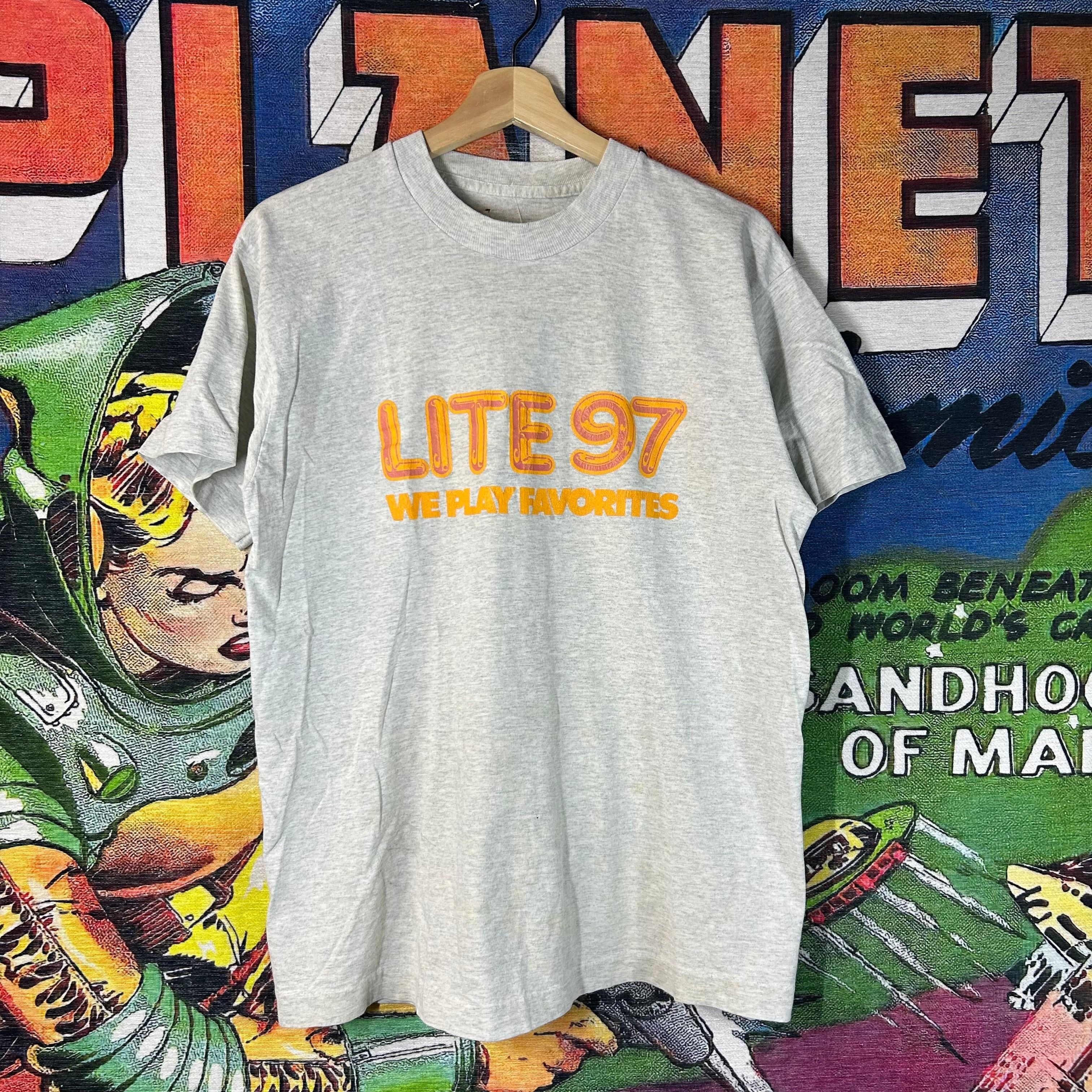 Vintage Vintage 90s Lite 97 Tee Size Medium Size US M / EU 48-50 / 2 - 1 Thumbnail