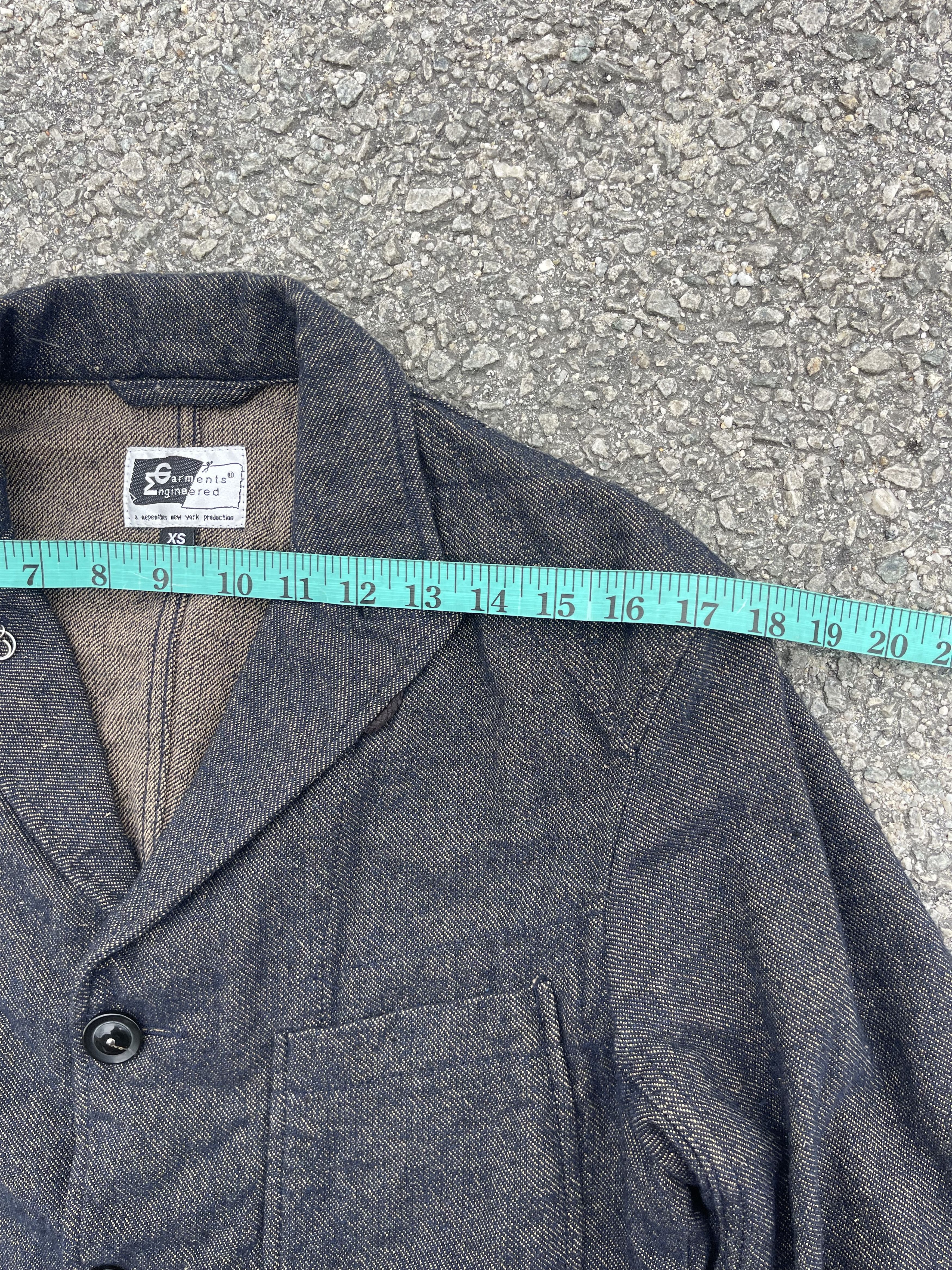 Engineered Garments Wool Denim Rust Shining Chore Blazer Jacket Style sz XS Size US XS / EU 42 / 0 - 9 Thumbnail