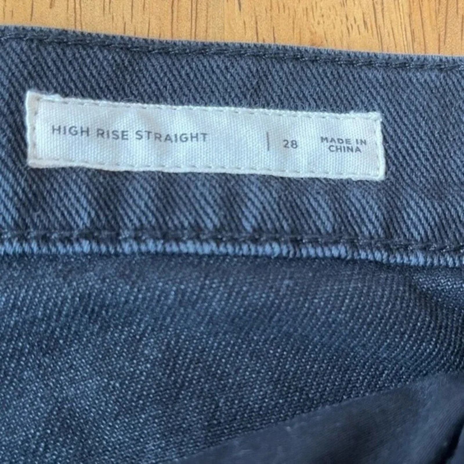 Pacsun Pacsun High Rise Straight jeans, size 28, in black. Size 28" / US 6 / IT 42 - 4 Thumbnail
