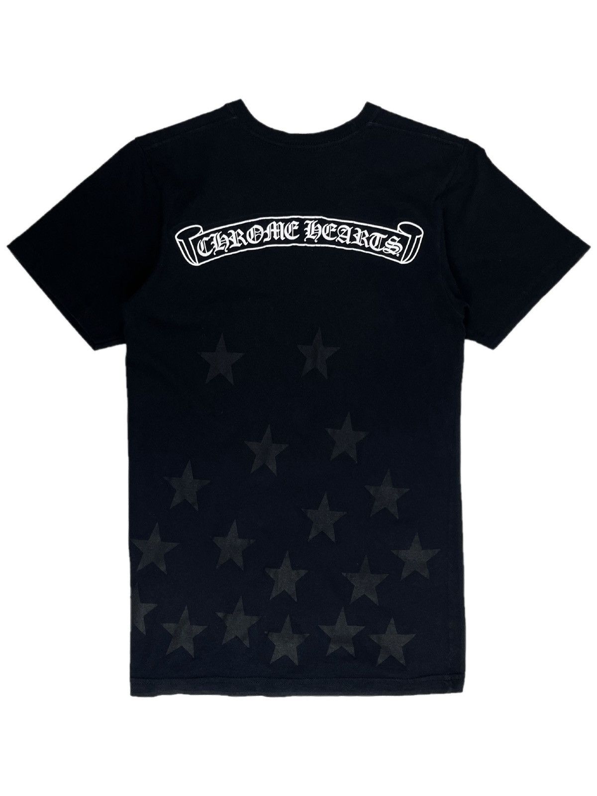 Chrome Hearts Star Scroll Horseshoe Logo Pocket Tshirt