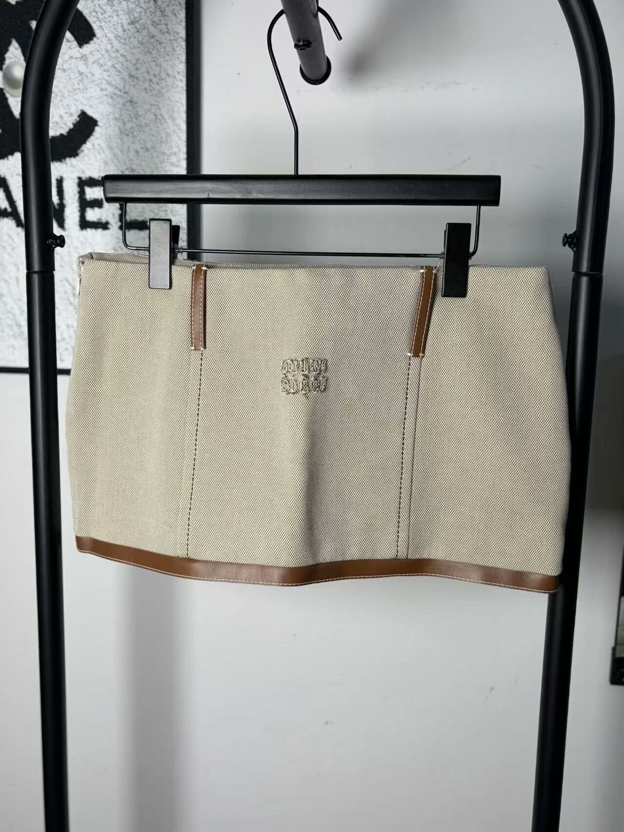 Miu Miu Miu Miu Retro Denim White Skirt 28 Women Size 28" / US 6 / IT 42 - 1 Thumbnail