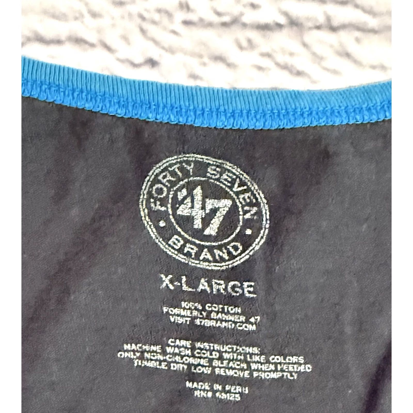 MLB Forty Seven KC Kansas City Royals MLB Black Blue Tank Top Mens XL EUC T-Shirt Brand Forty Seven Size US XL / EU 56 / 4 - 3 Thumbnail