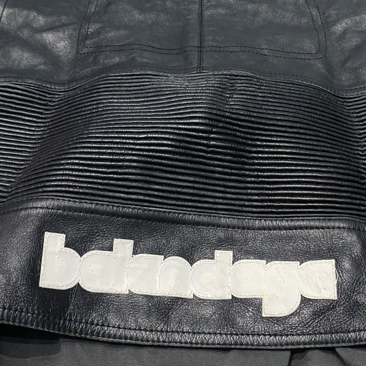 Balenciaga Balenciaga Hybrid Leather Racer Short Sleeve Jacket Size US XS / EU 42 / 0 - 8 Thumbnail